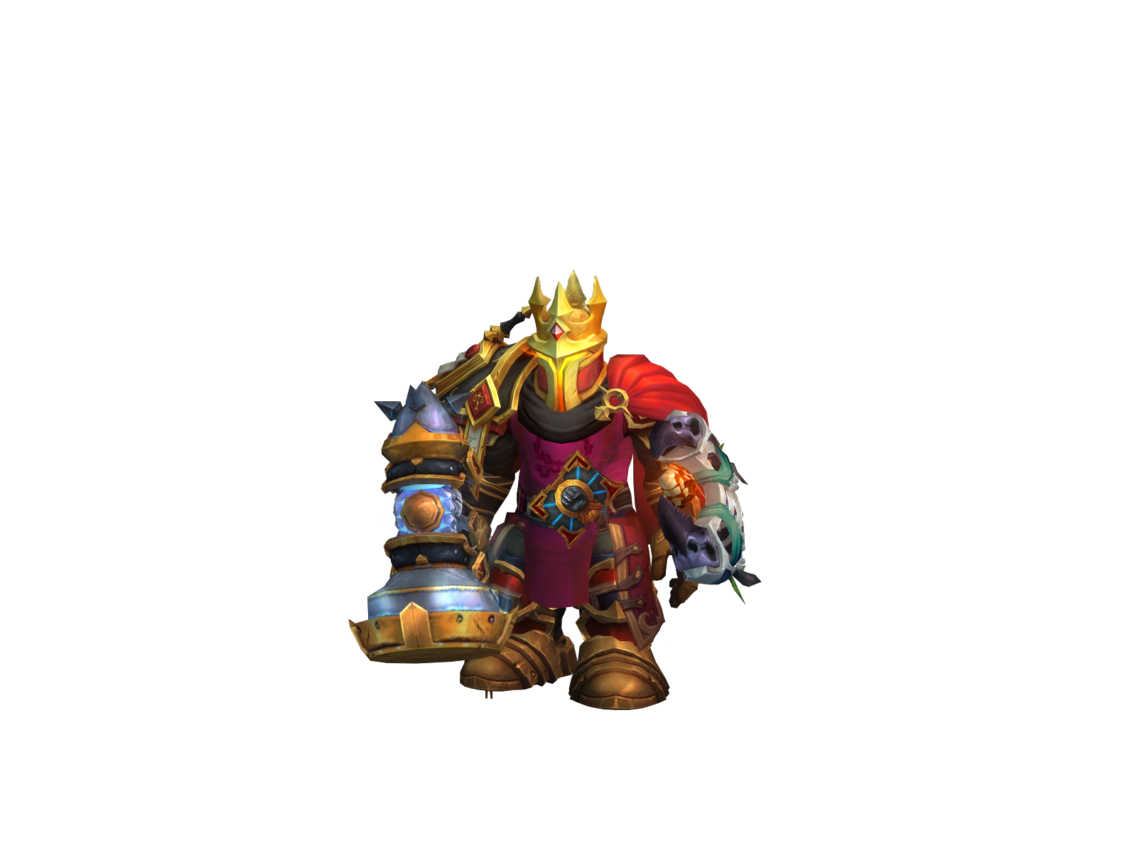 Golden 3D character render