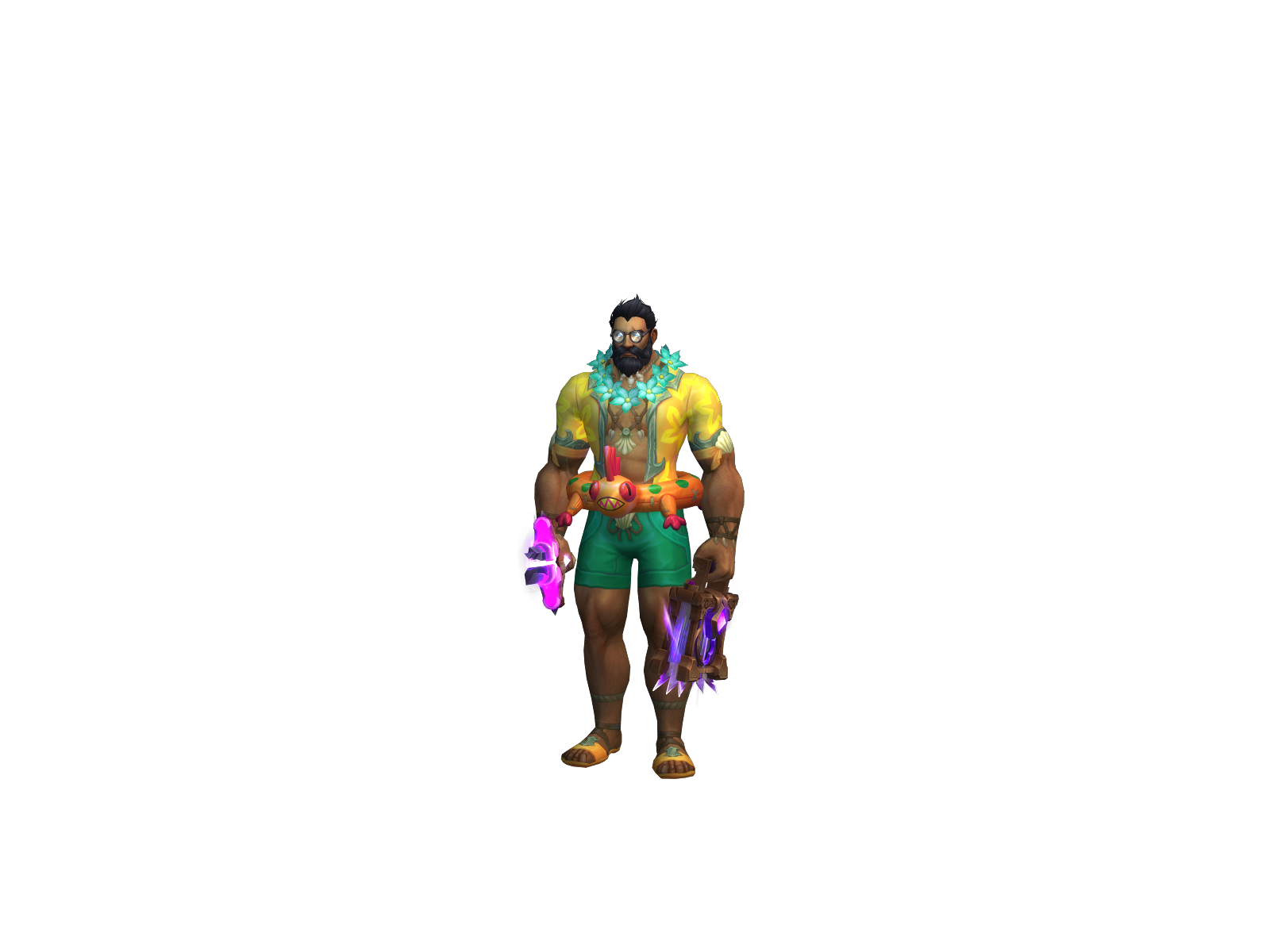 Santïago 3D character render
