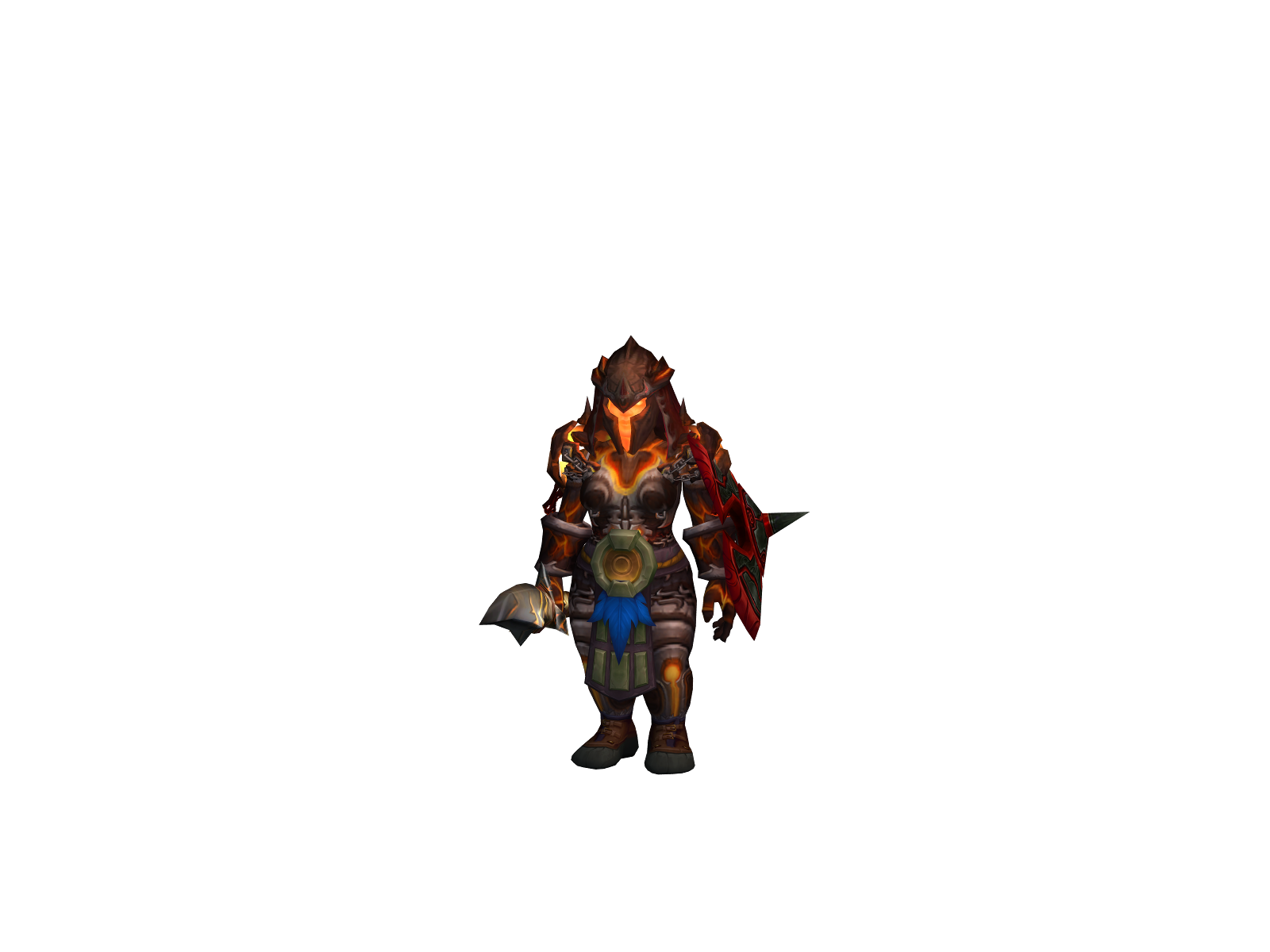 Flafs 3D character render