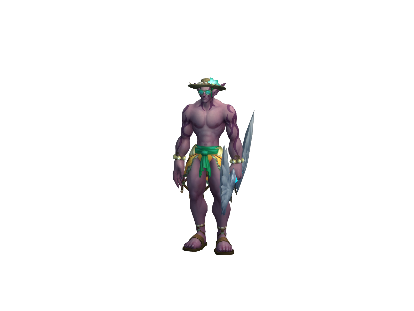 Anitashower 3D character render