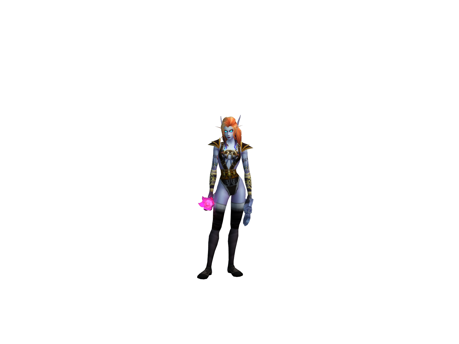 Elleda 3D character render
