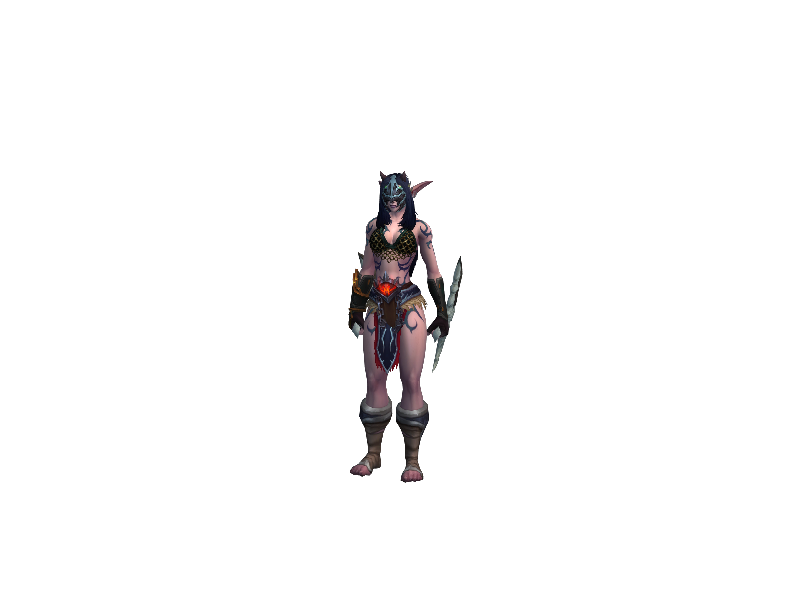 Nymphenie 3D character render