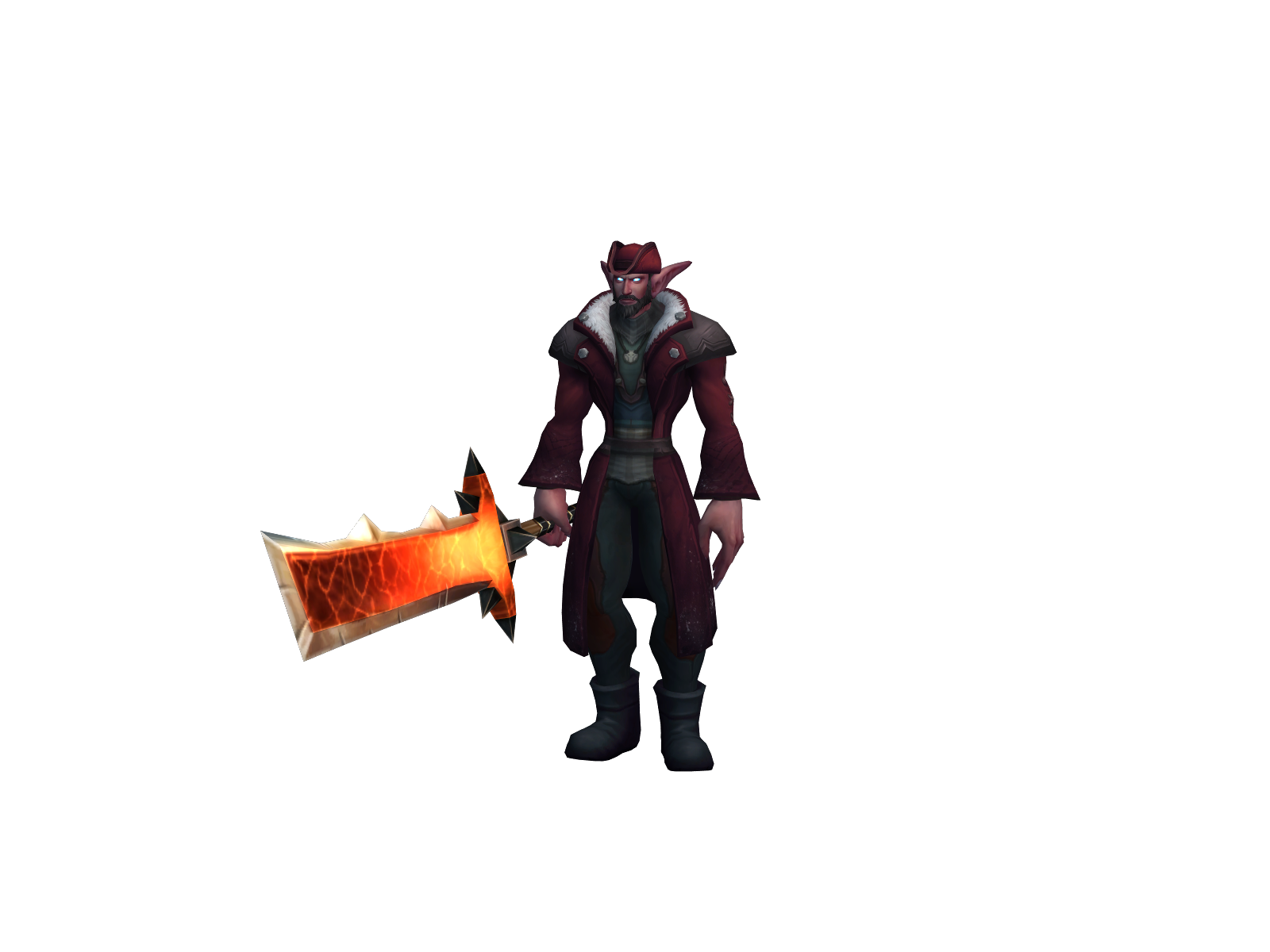 Sunrift 3D character render