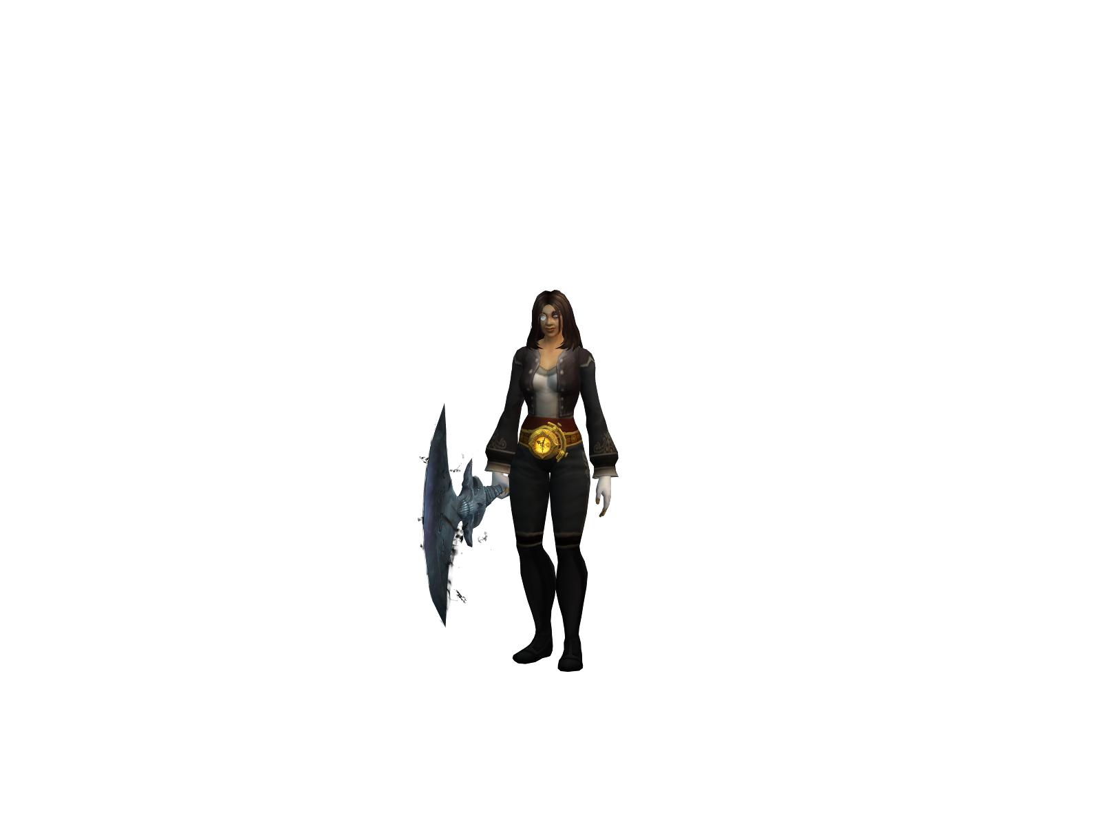 Beautiful 3D character render