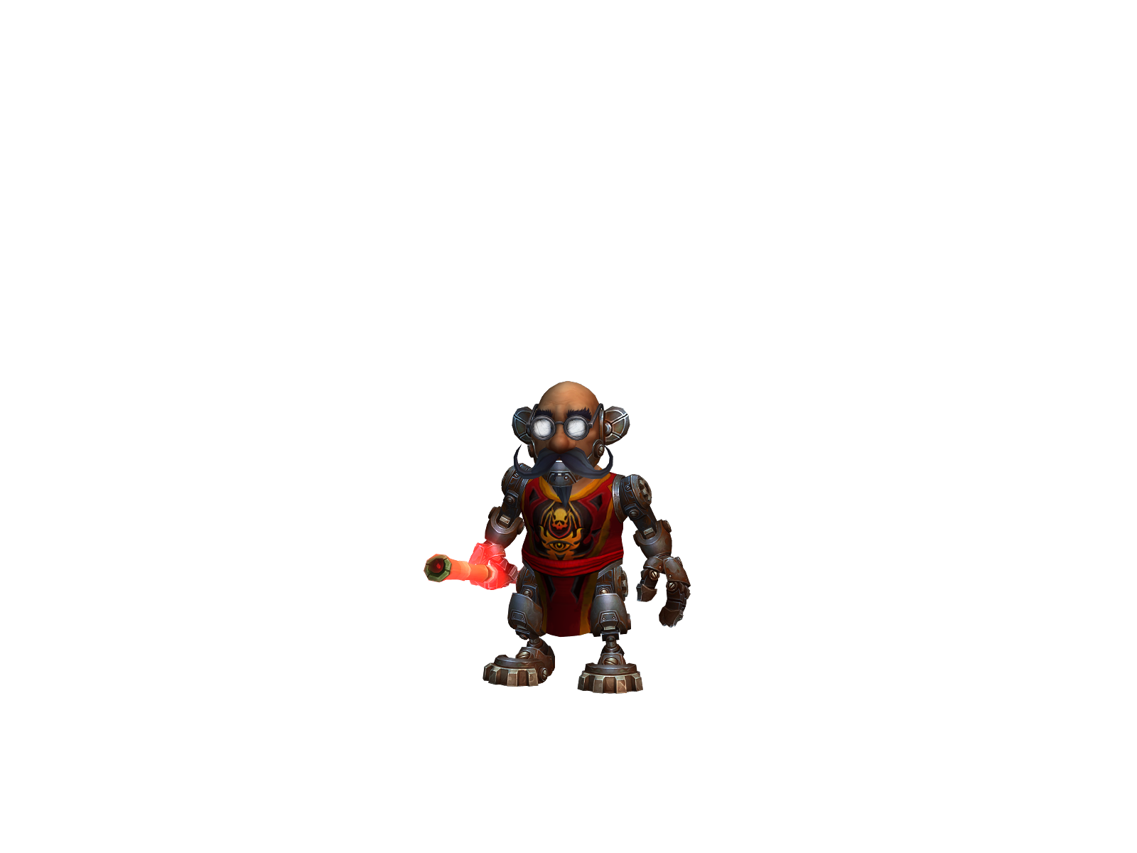 Daffmunk 3D character render