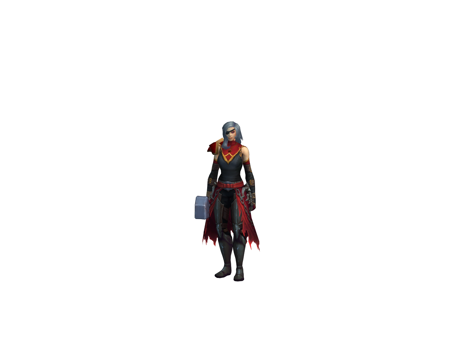 Eiendira 3D character render