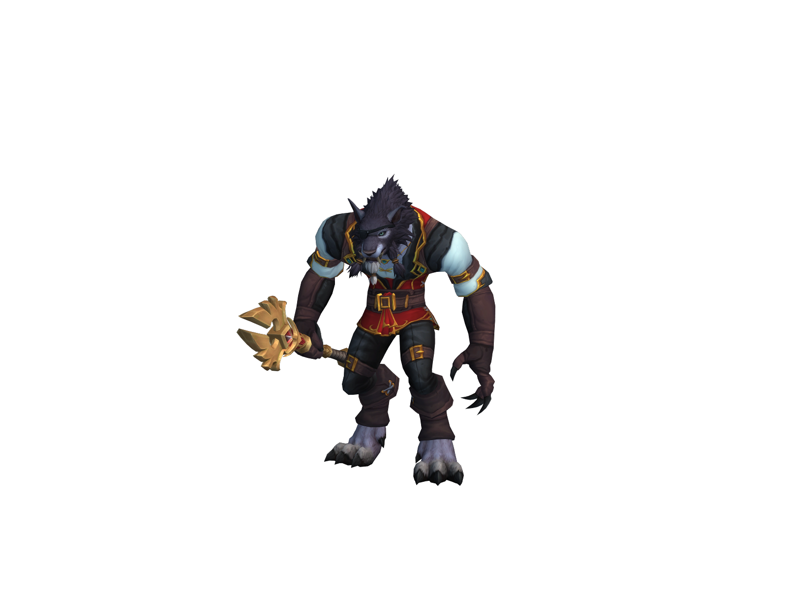 Packston 3D character render