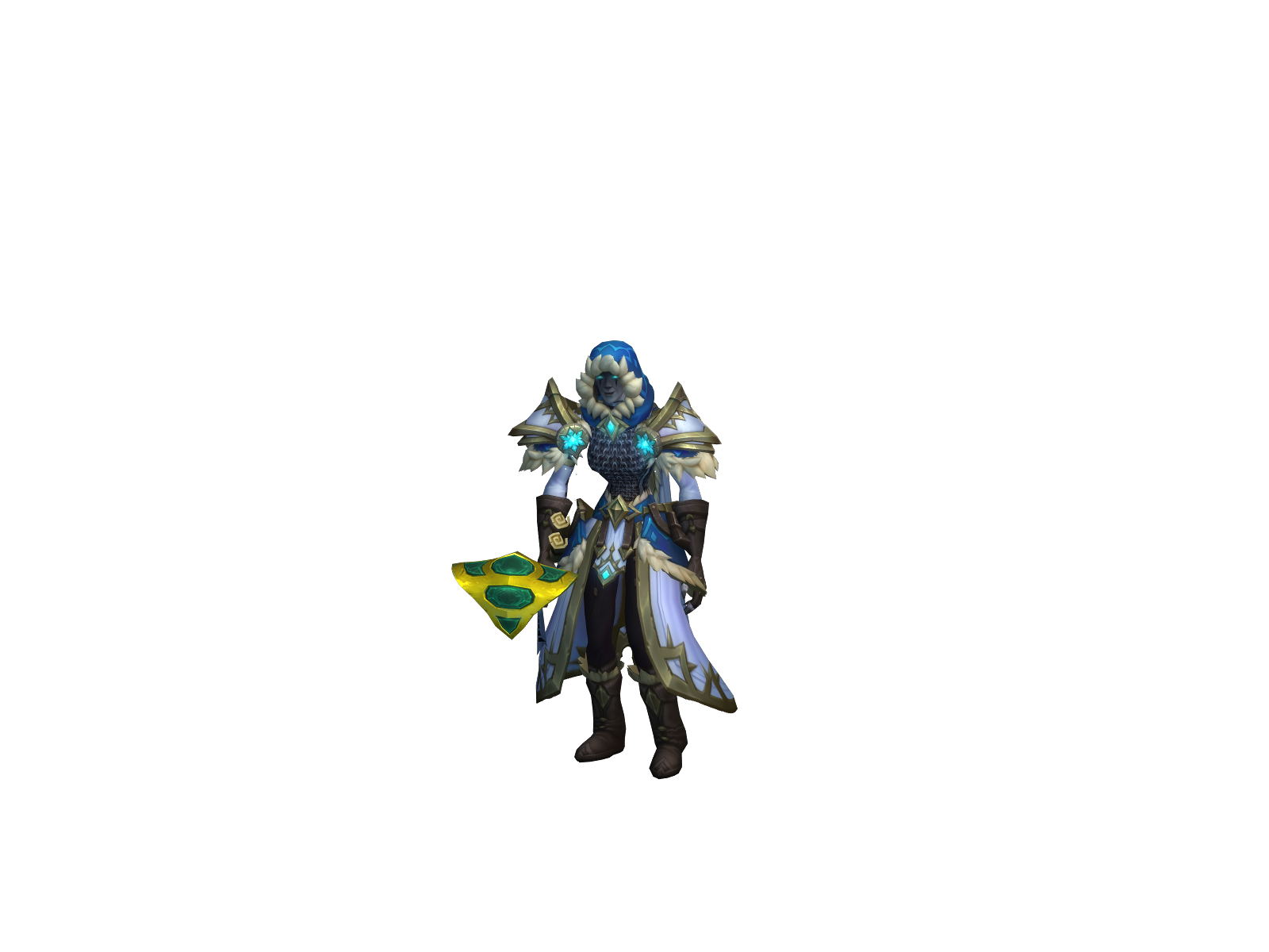 Victím 3D character render