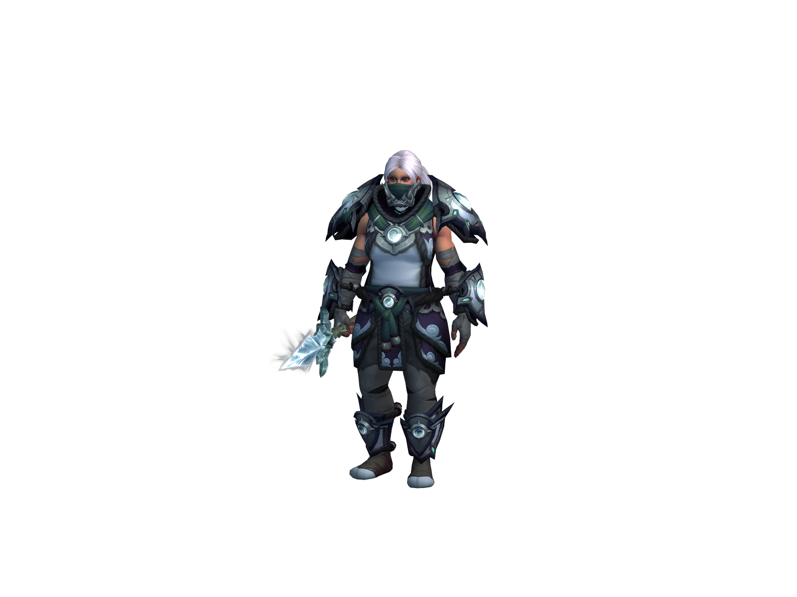 Rivine 3D character render