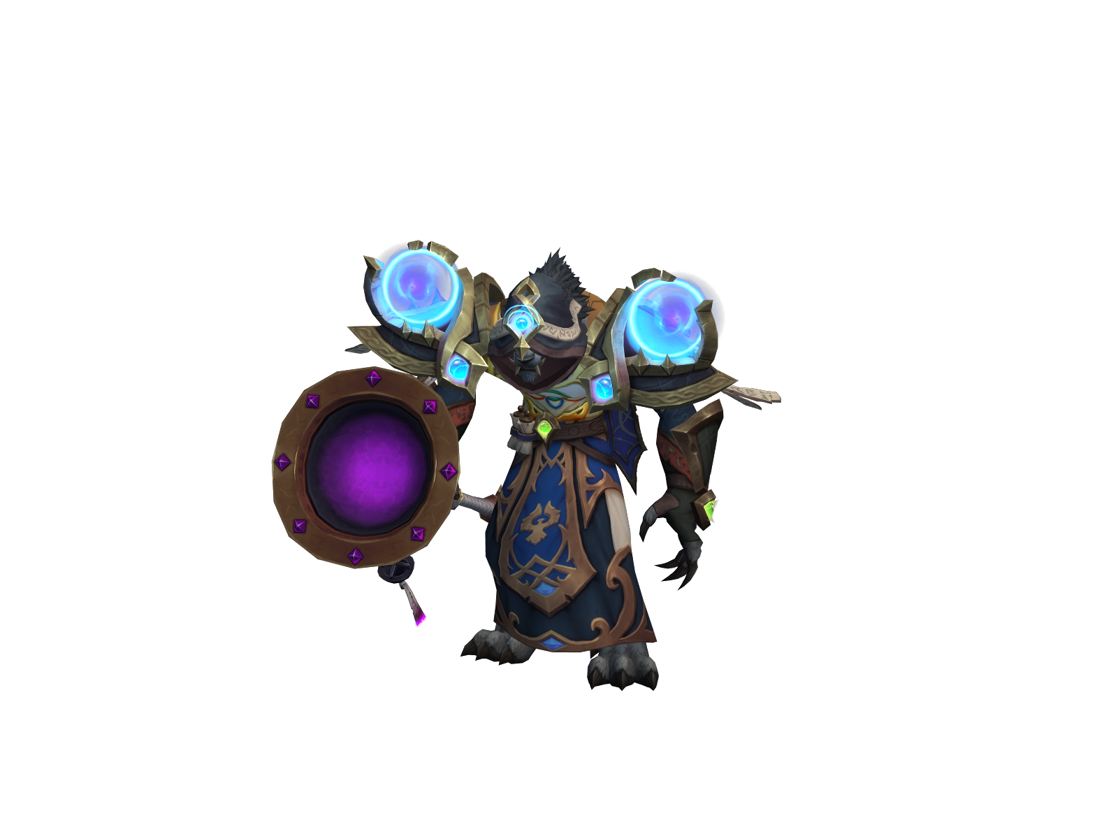 Mongorians 3D character render