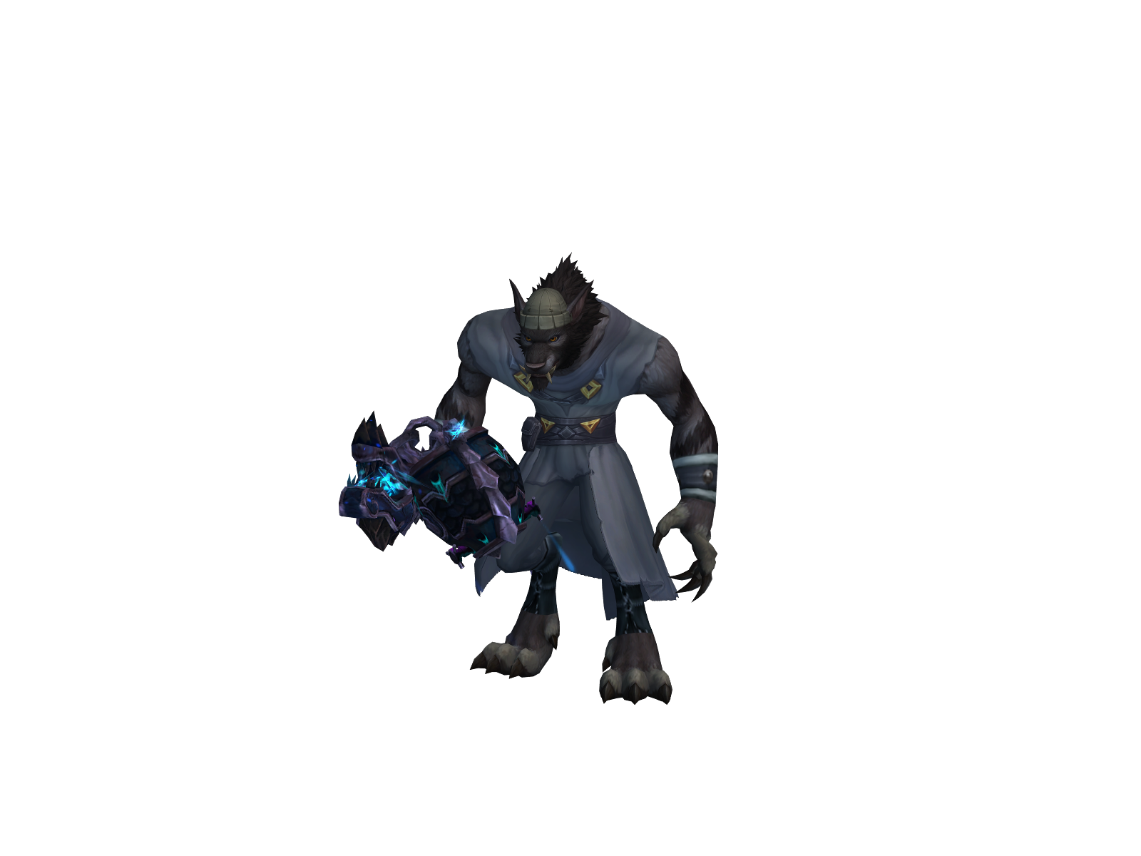 Ikek 3D character render