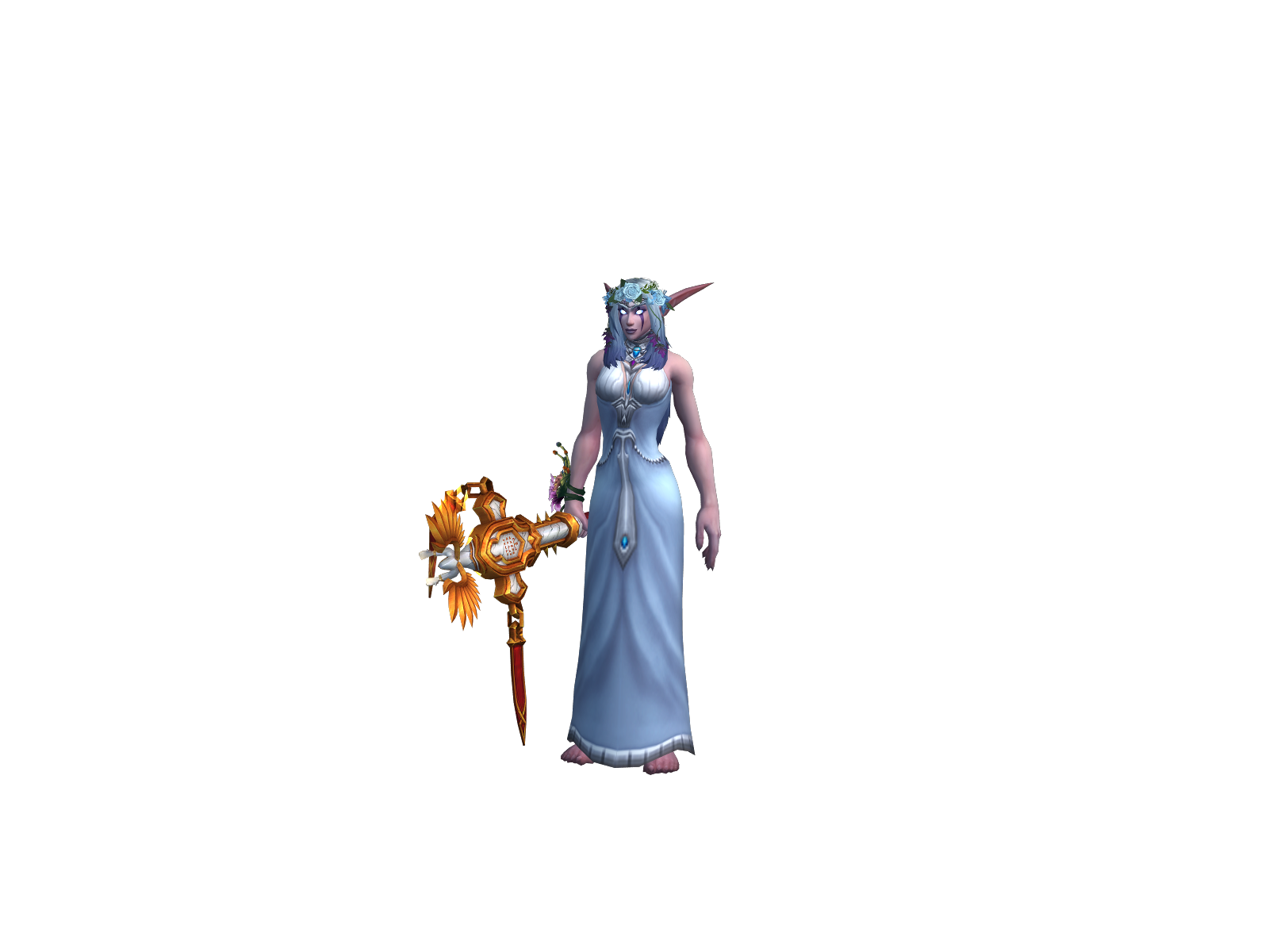 Whiteangels 3D character render