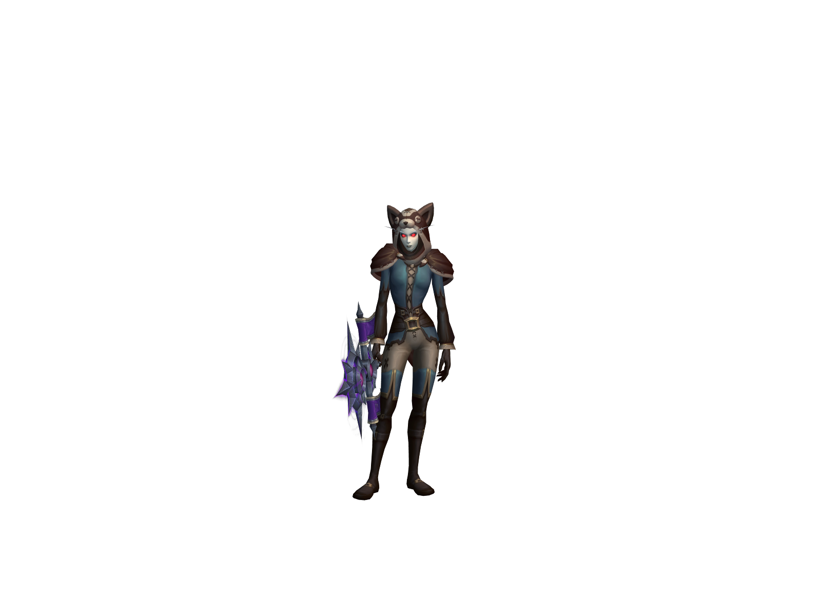 Placidusaxa 3D character render