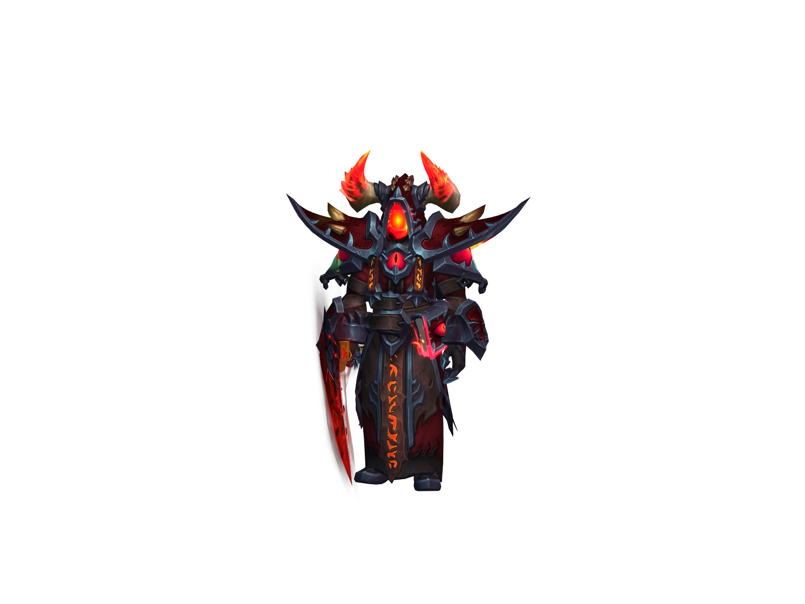 Ackkbar 3D character render