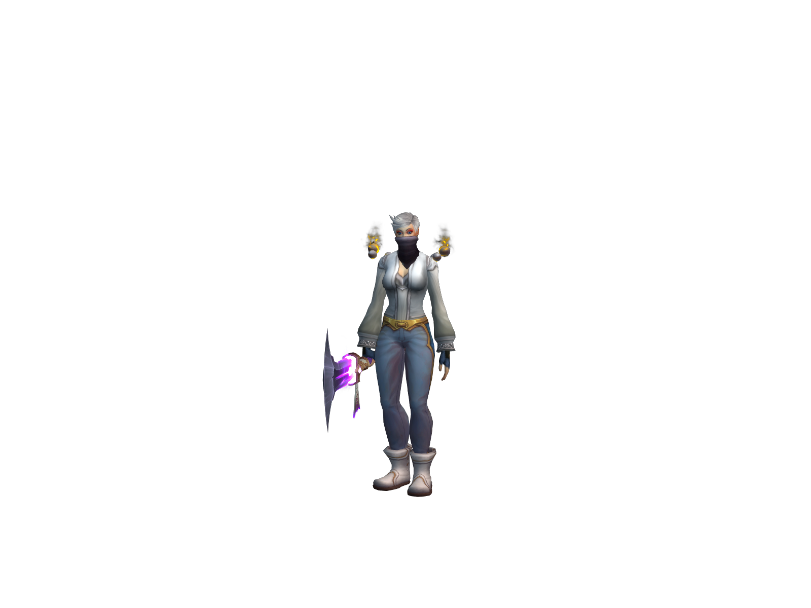 Inflow 3D character render