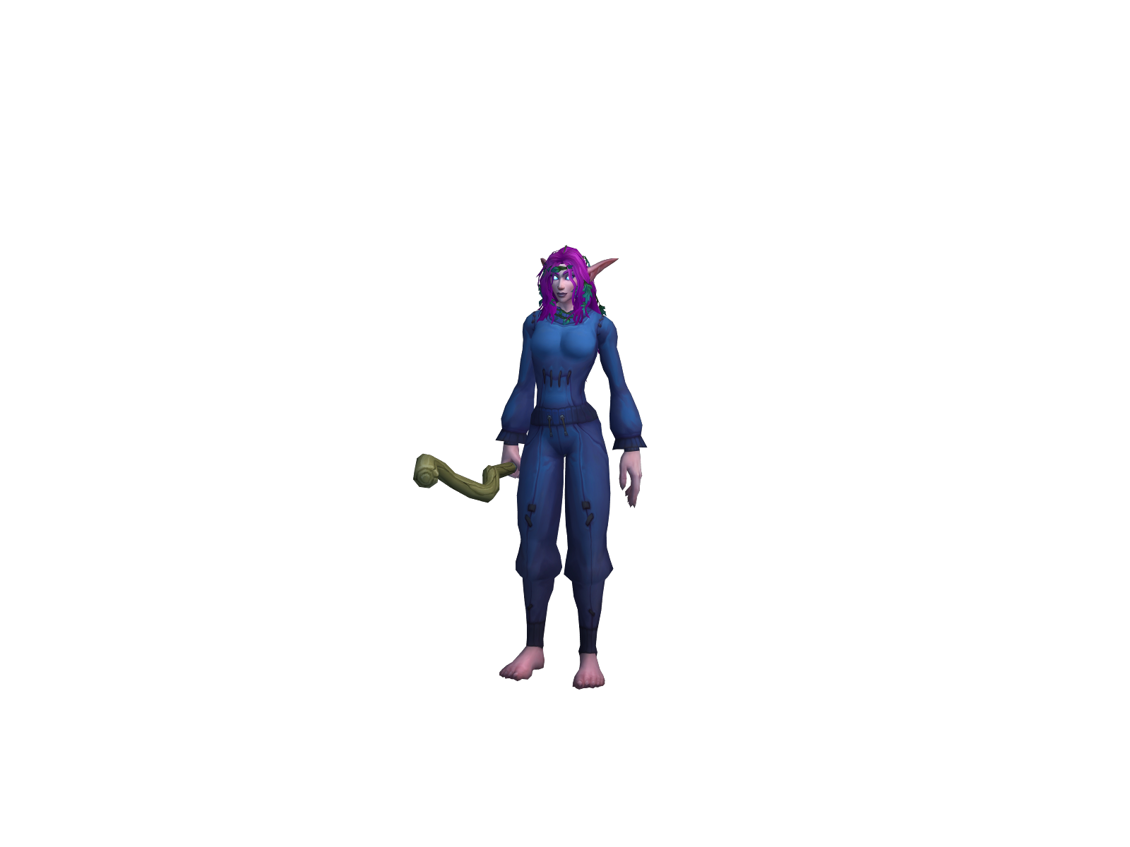 Gypsynoir 3D character render
