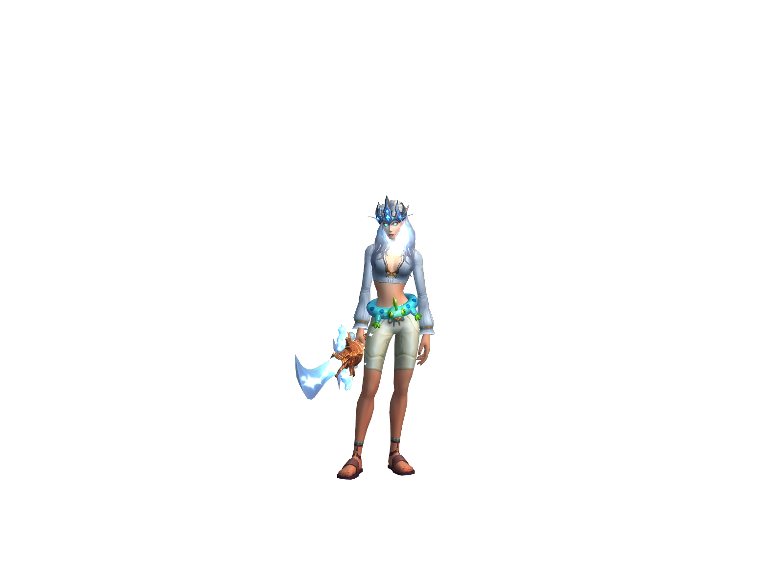 Ikunkun 3D character render
