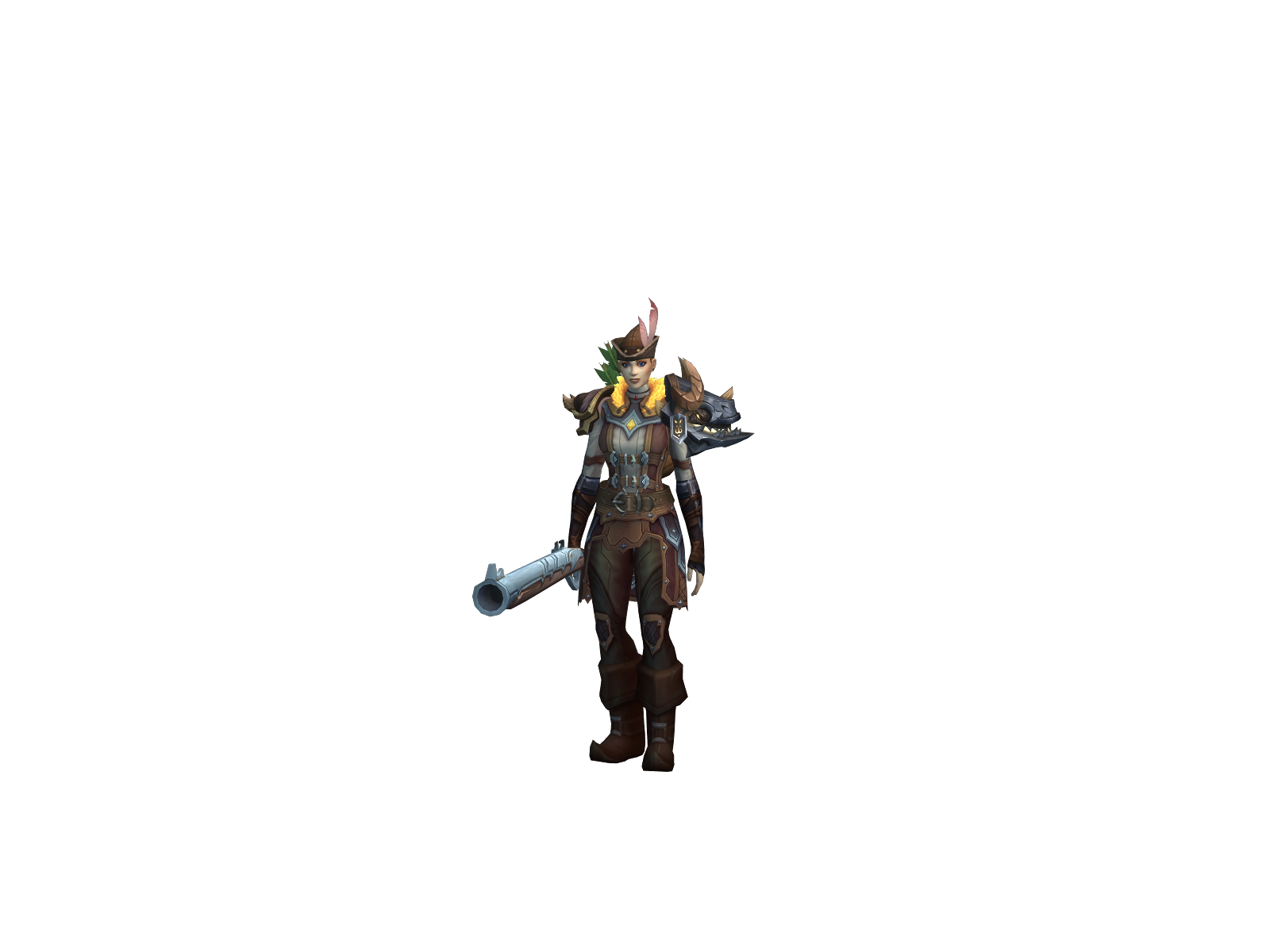 Tornette 3D character render