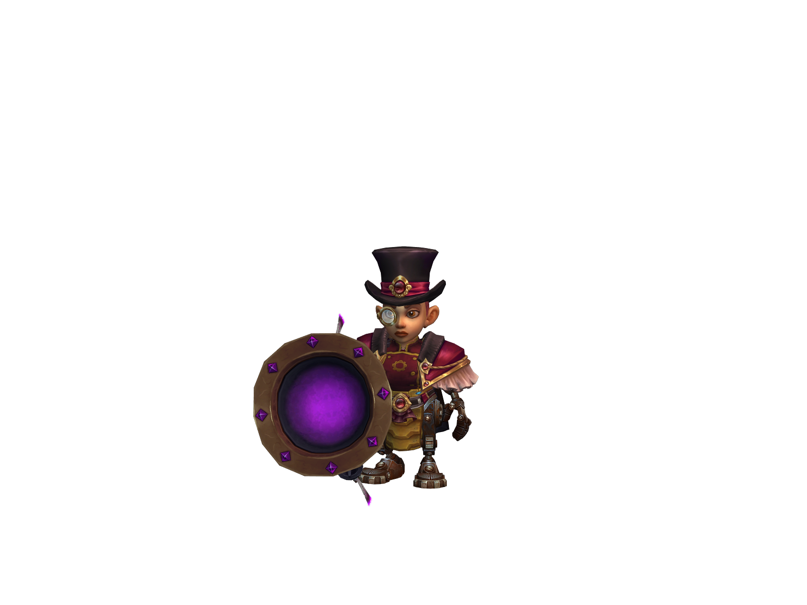 Pank 3D character render