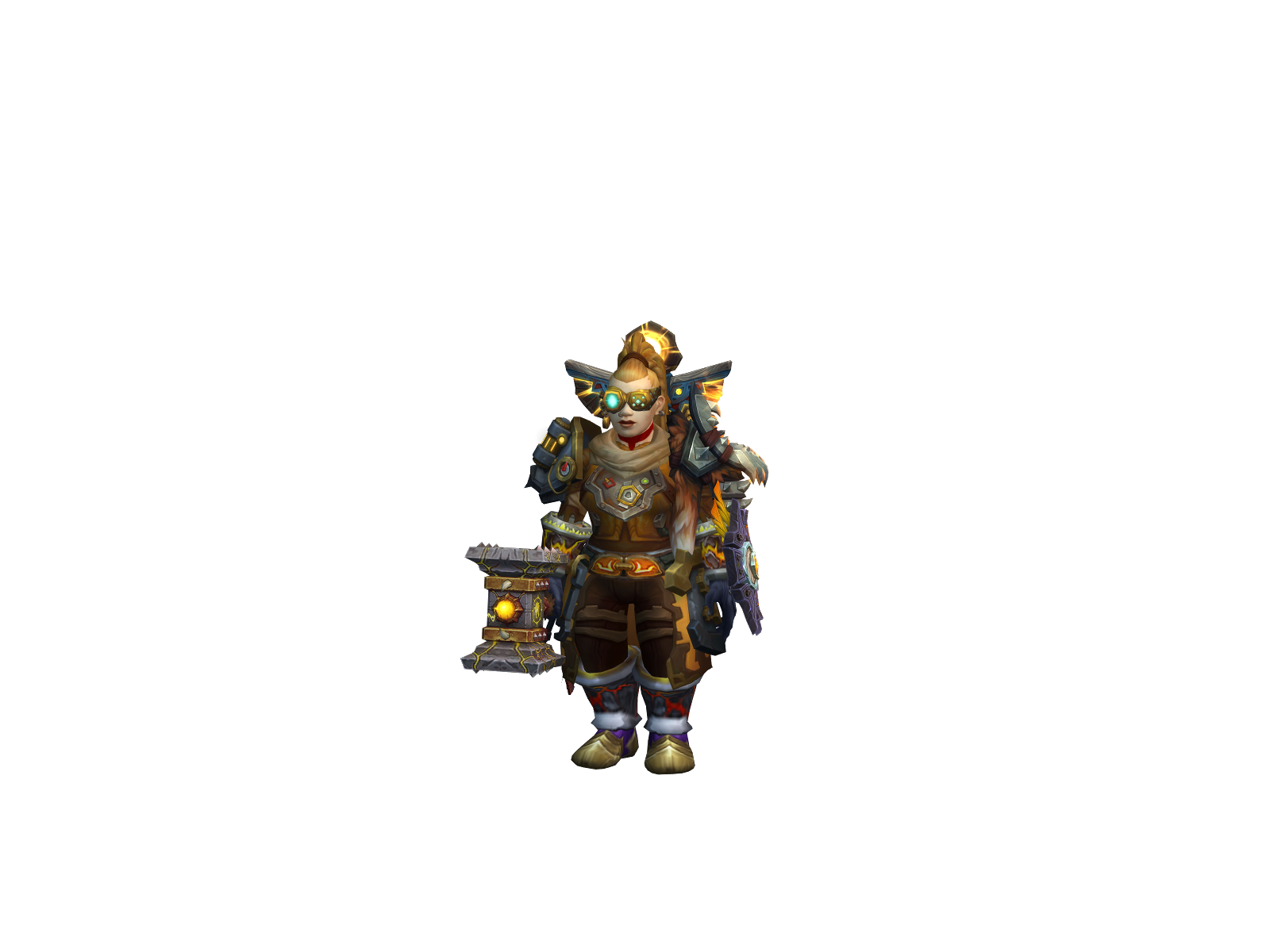 Chirimoya 3D character render