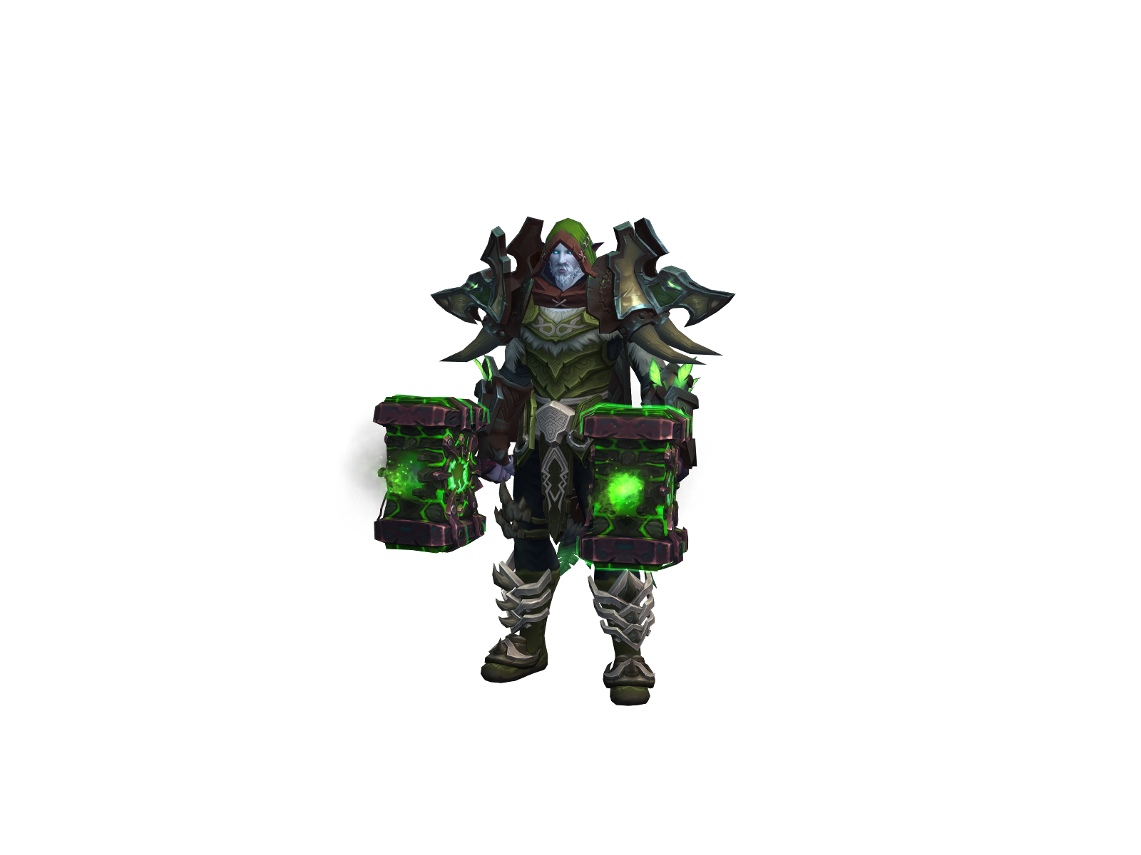 Greysham 3D character render