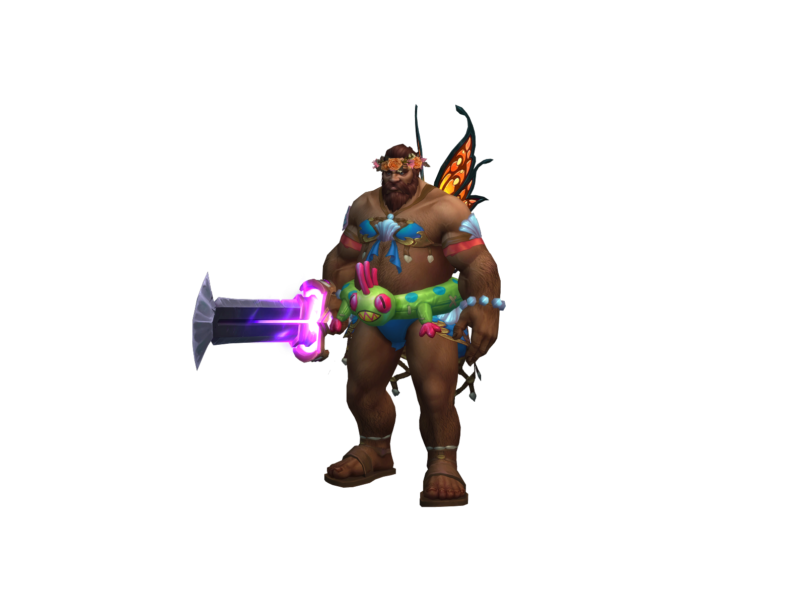 Dethbeard 3D character render