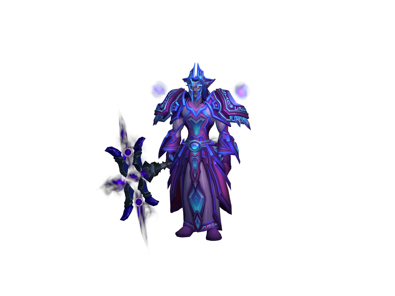 Yellough 3D character render