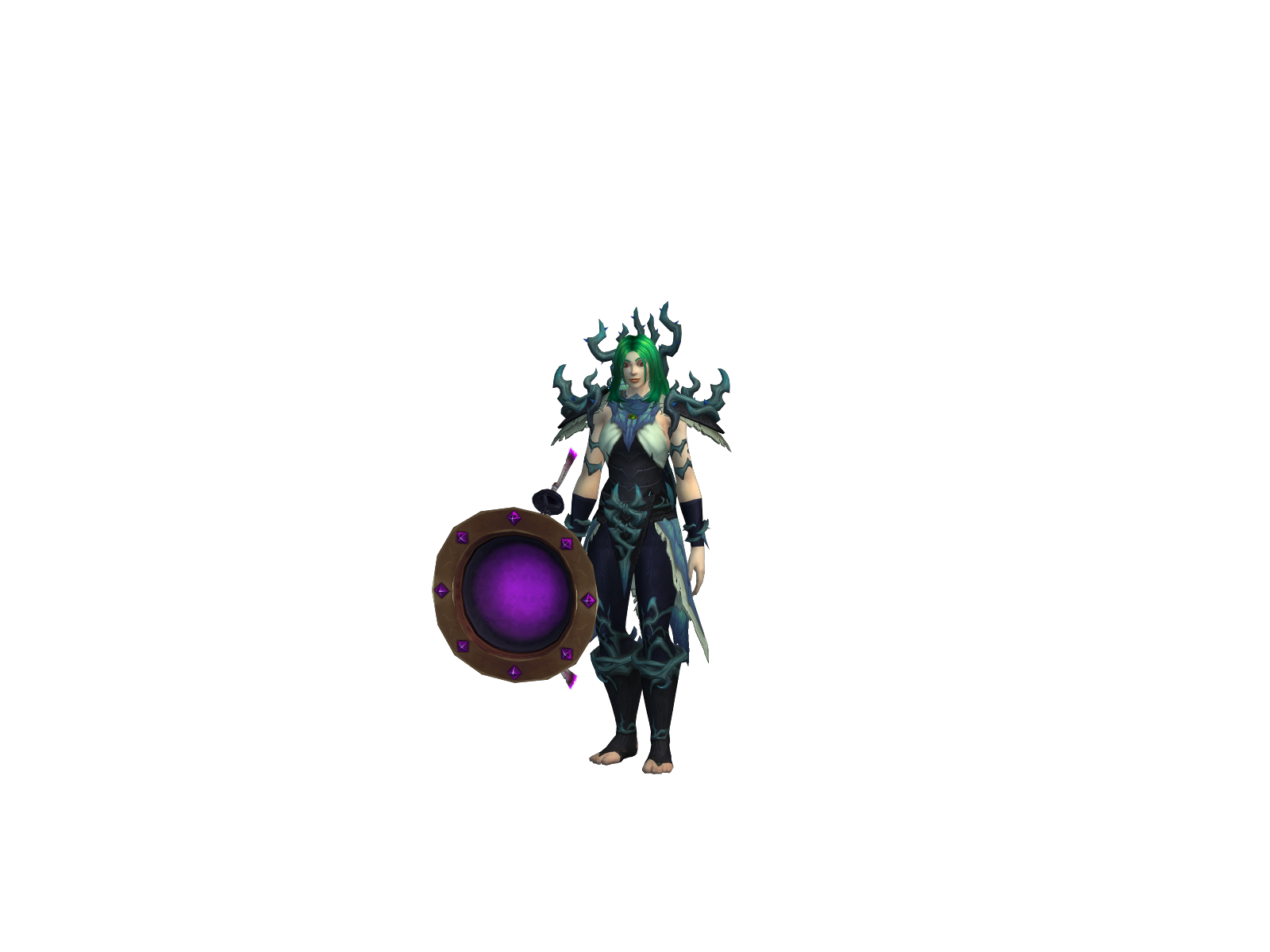 Darkercat 3D character render
