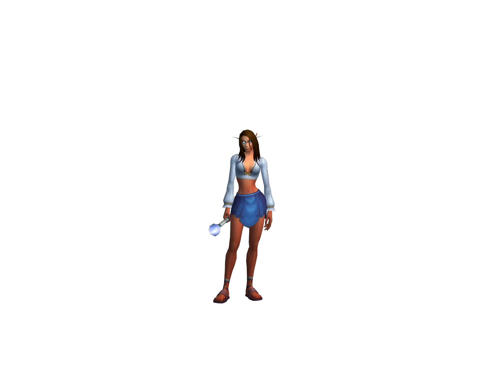 Hypercasual 3D character render