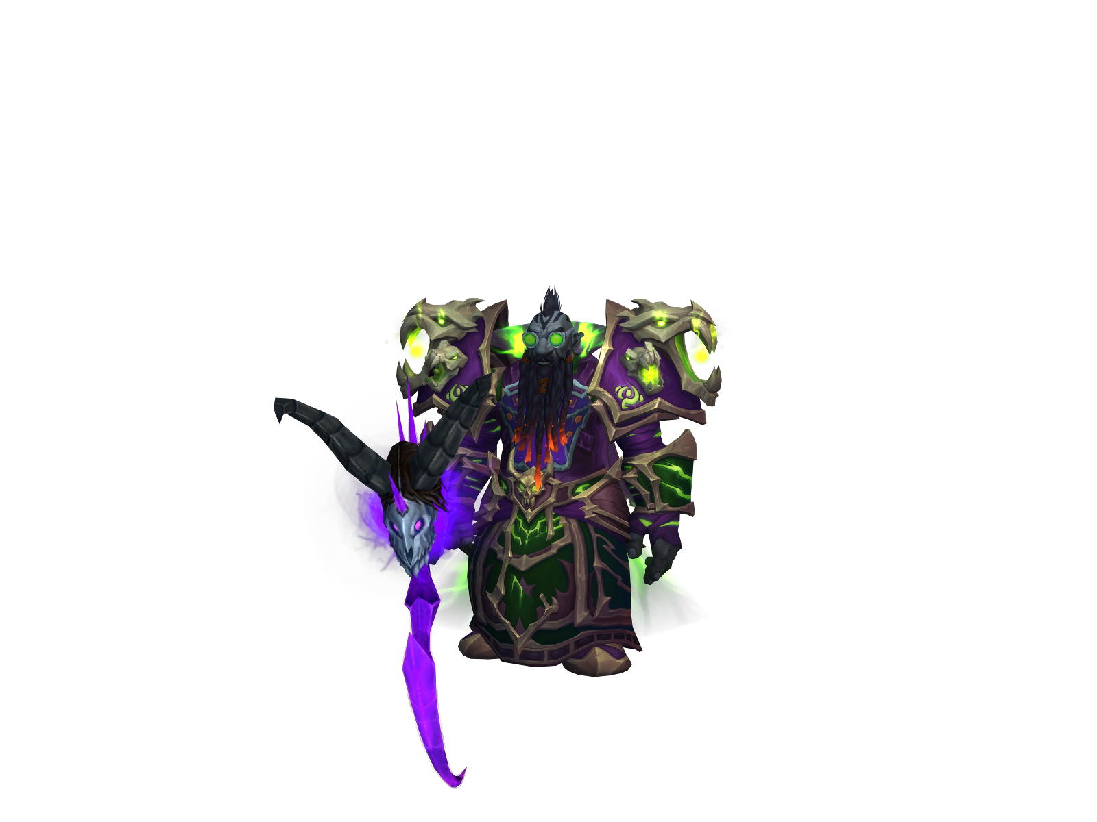 Zerstõrung 3D character render