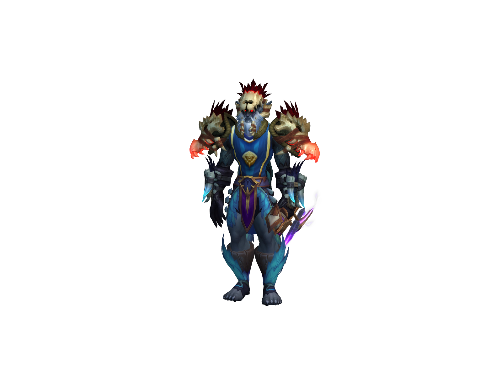 Grampawolf 3D character render