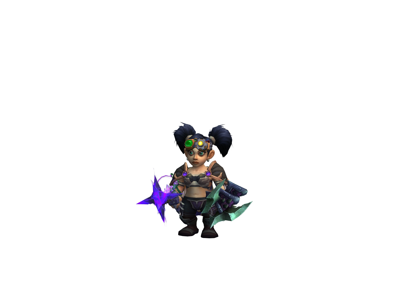 Aggnes 3D character render