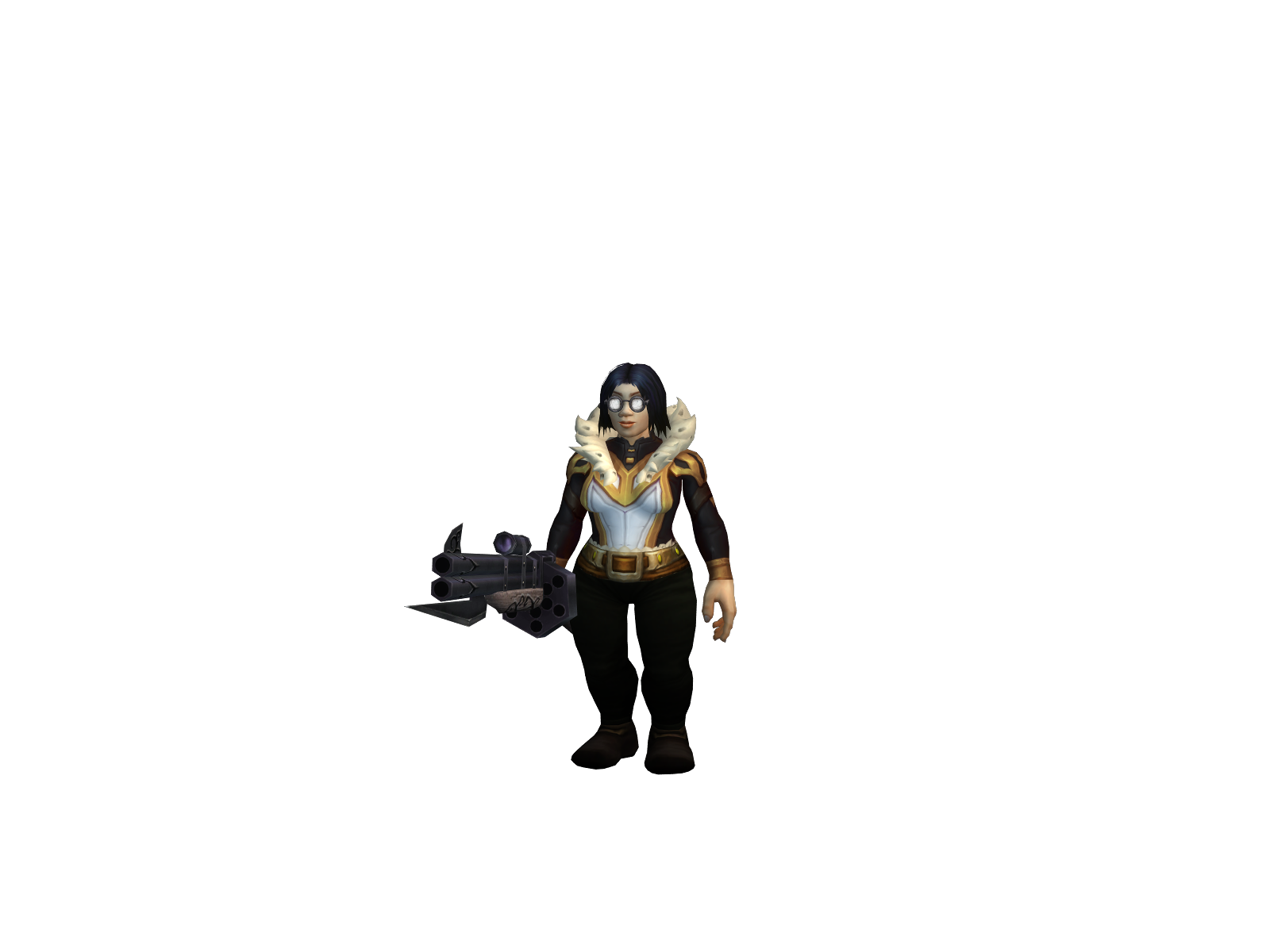 Cashp 3D character render