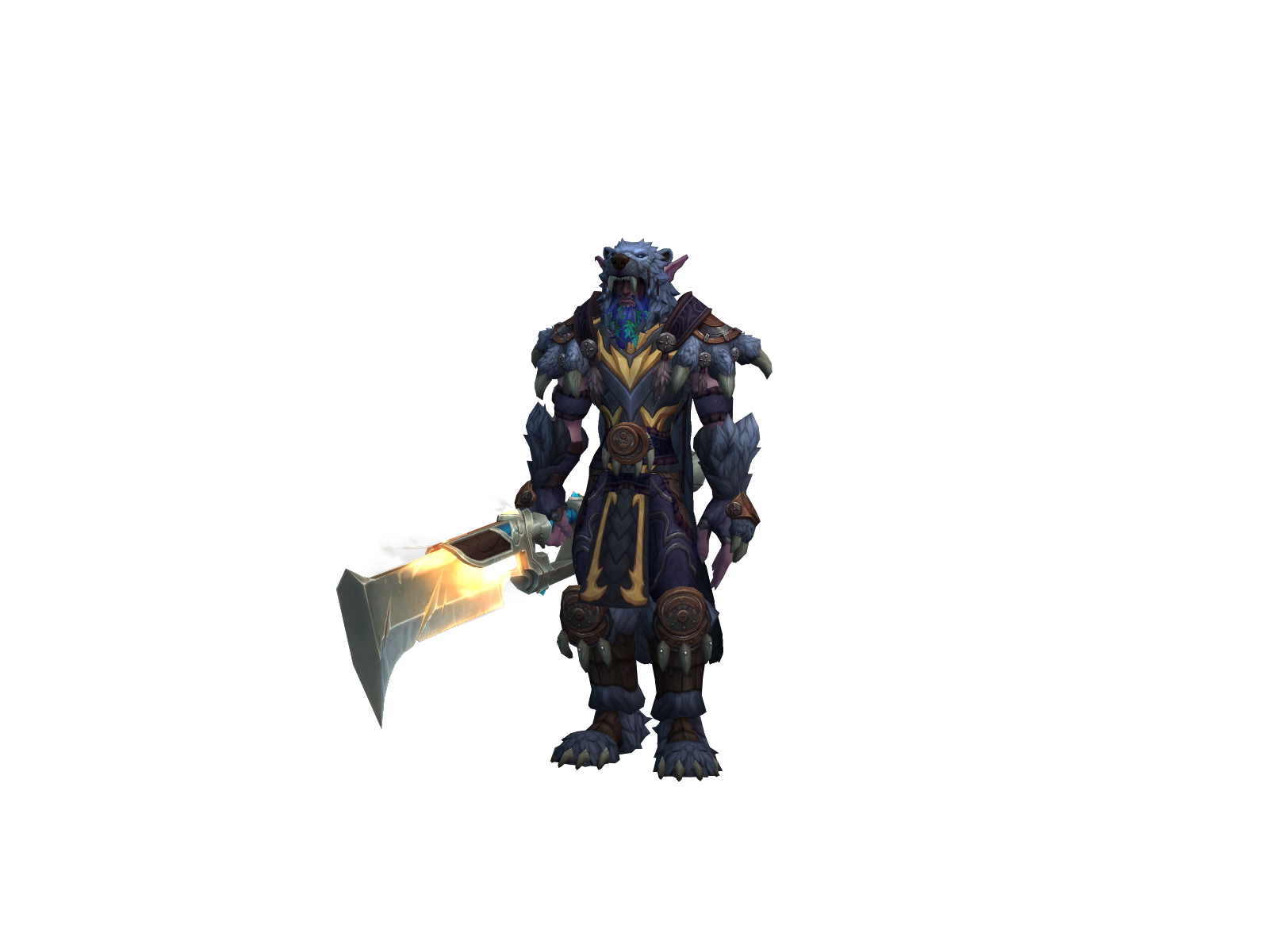 Paridruid 3D character render