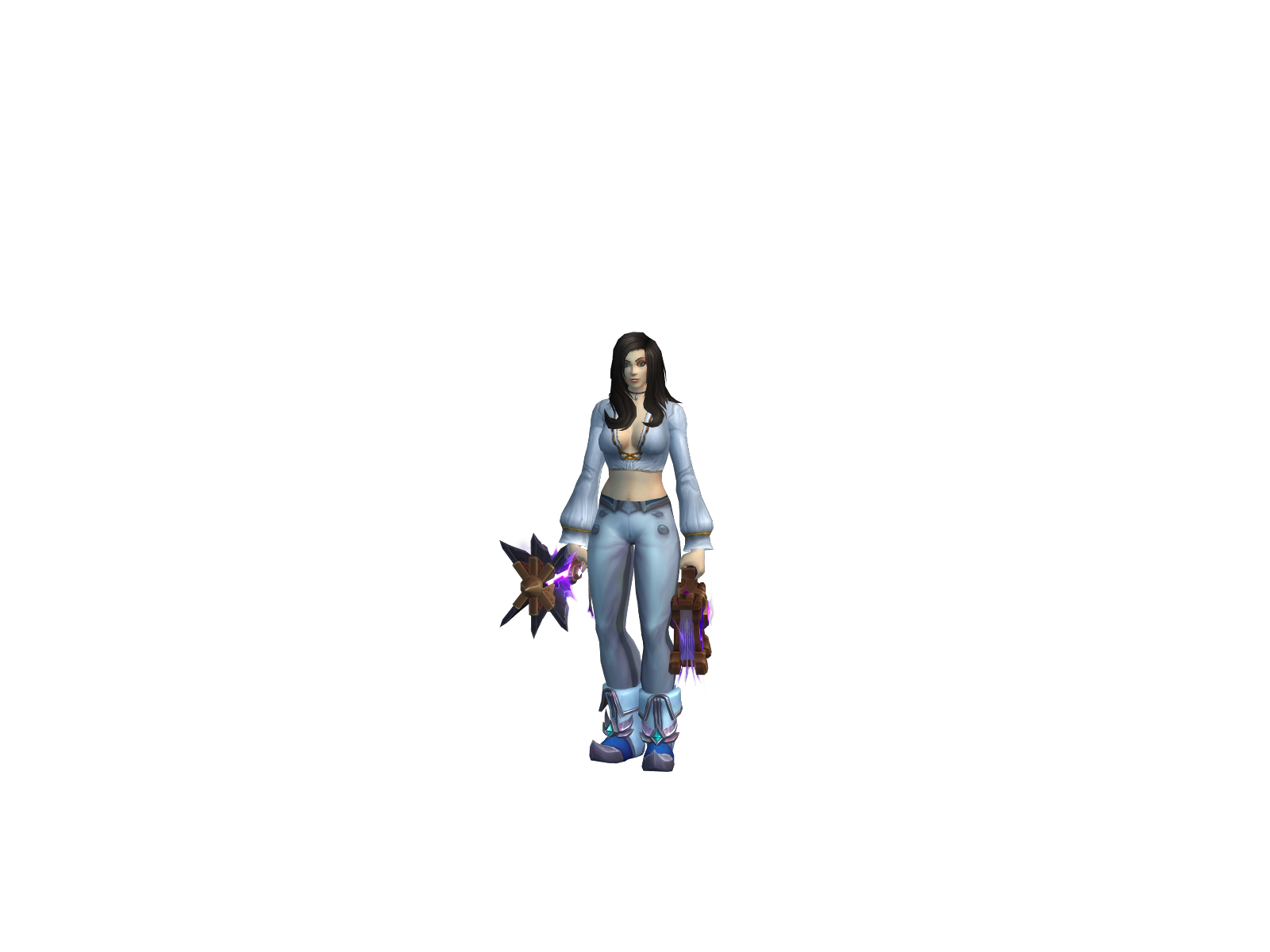 Maiyennefer 3D character render