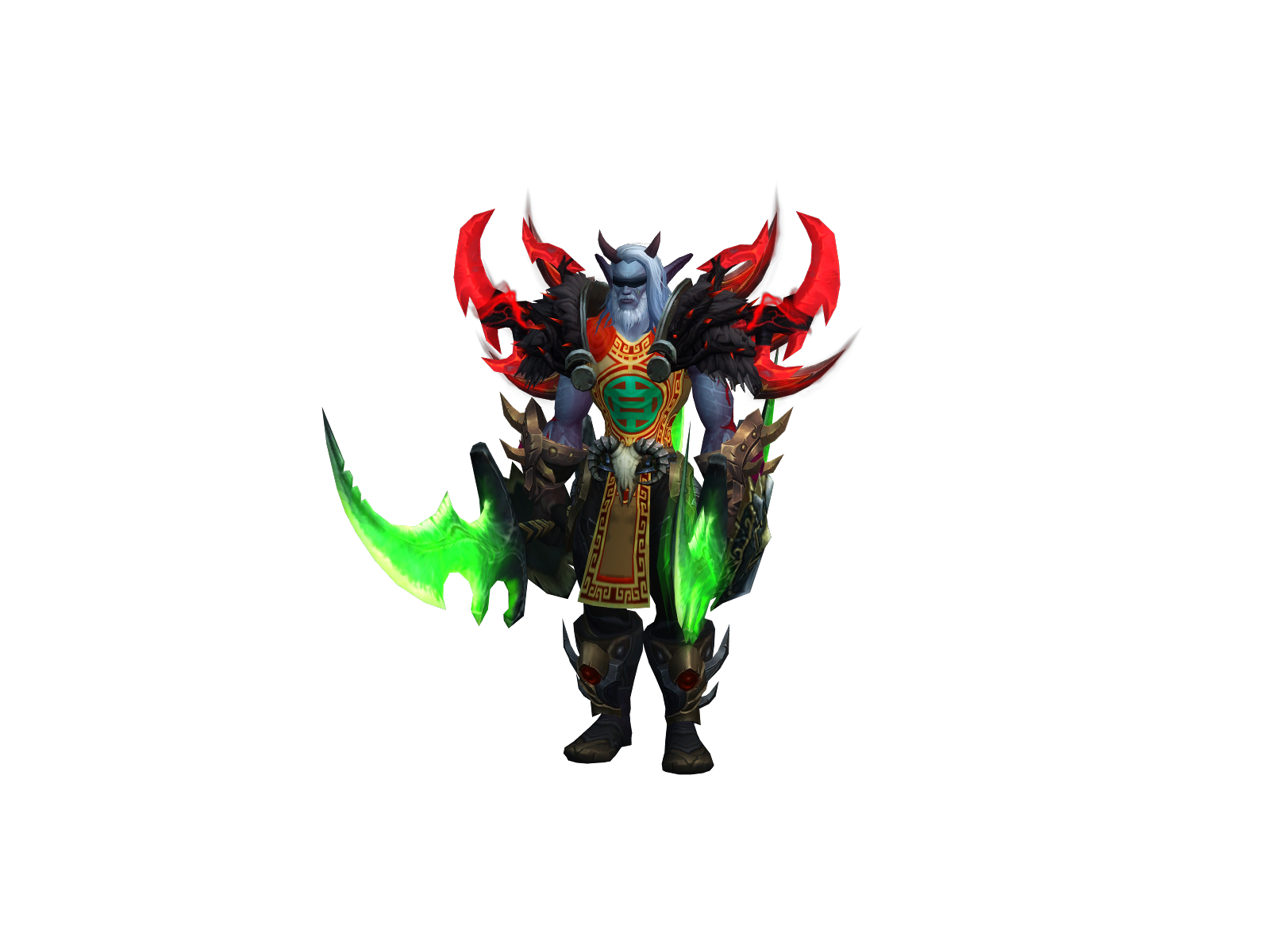 Chaös 3D character render