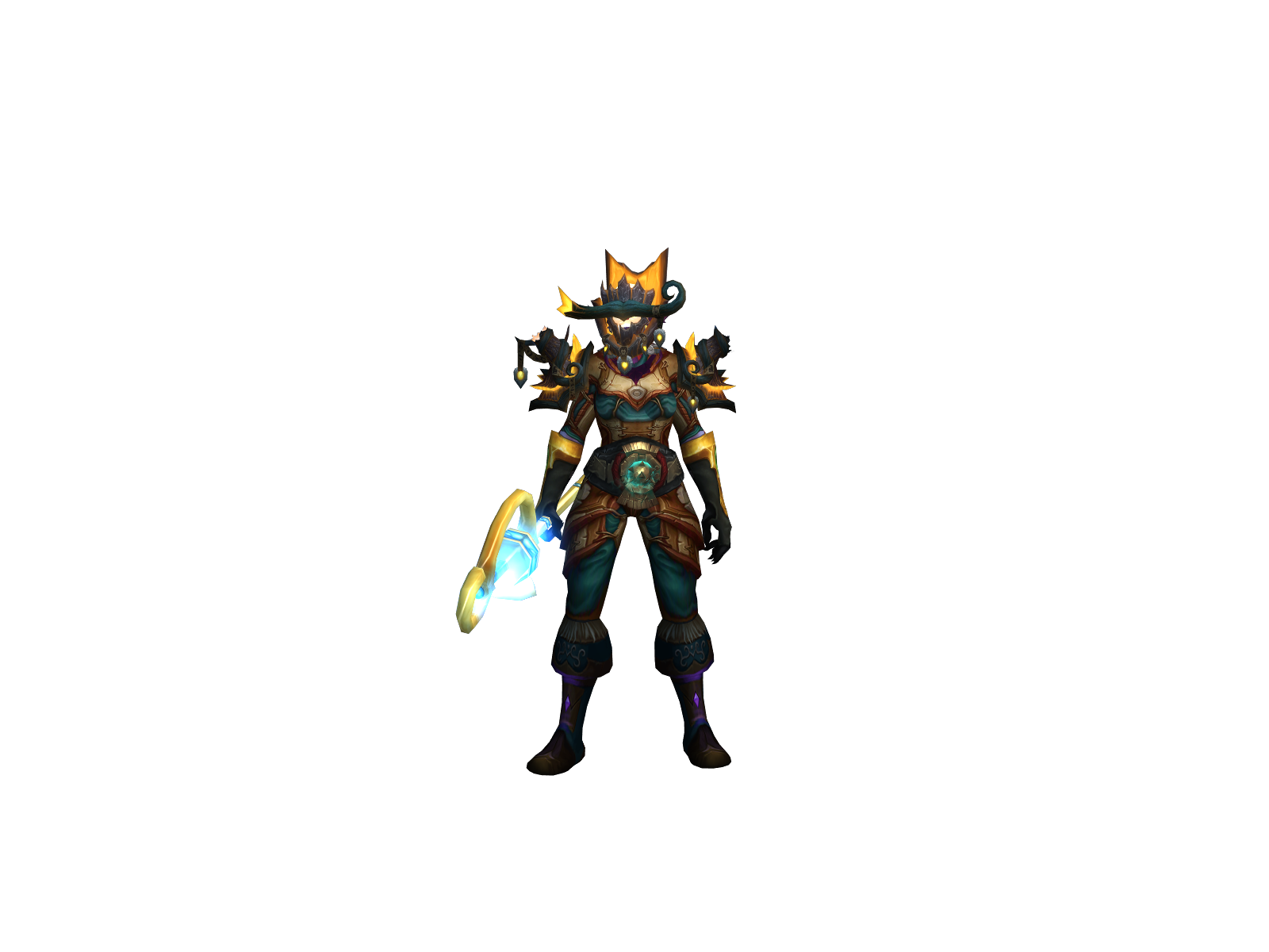 Rhockette 3D character render