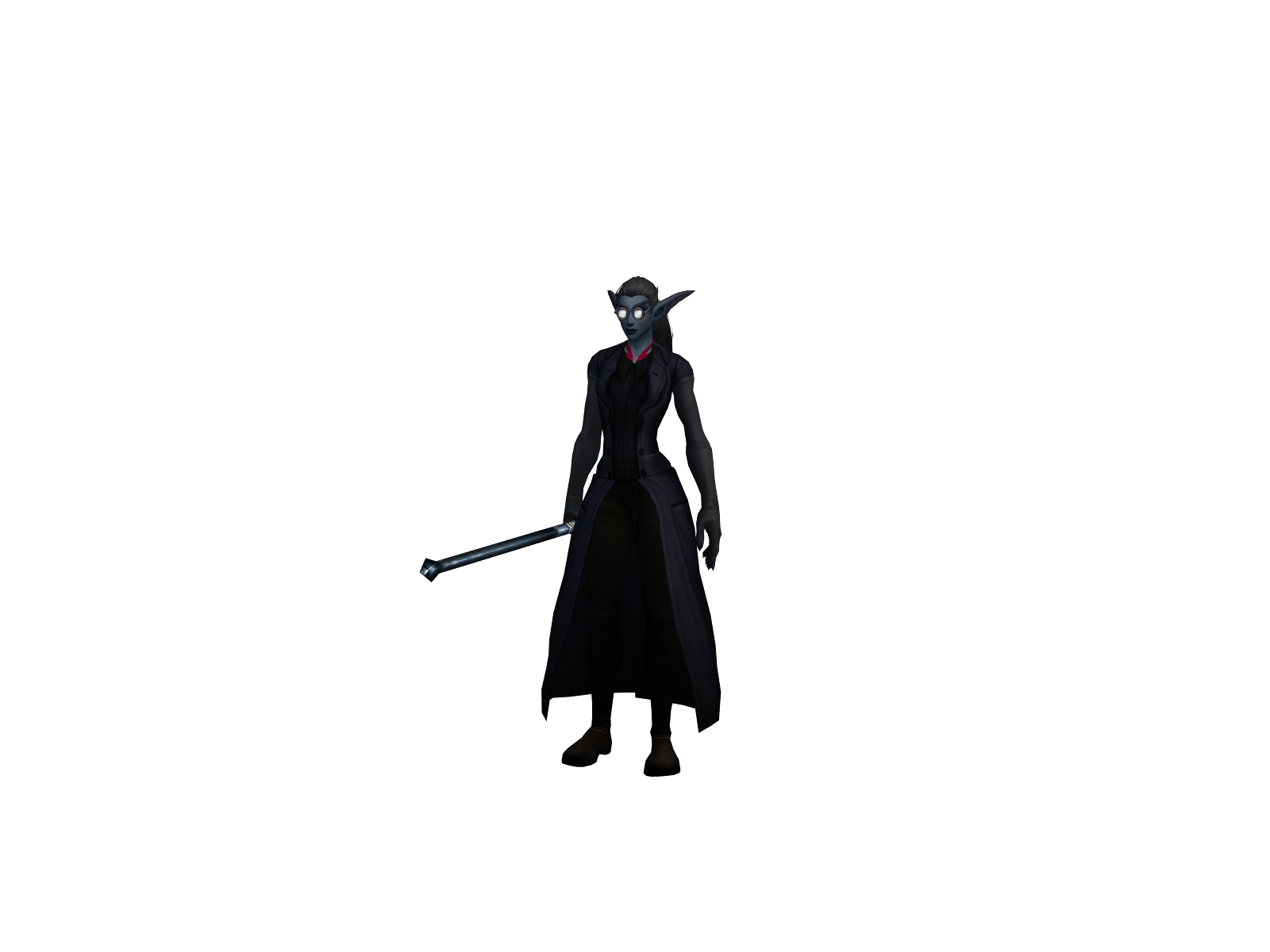 Cybermoron 3D character render