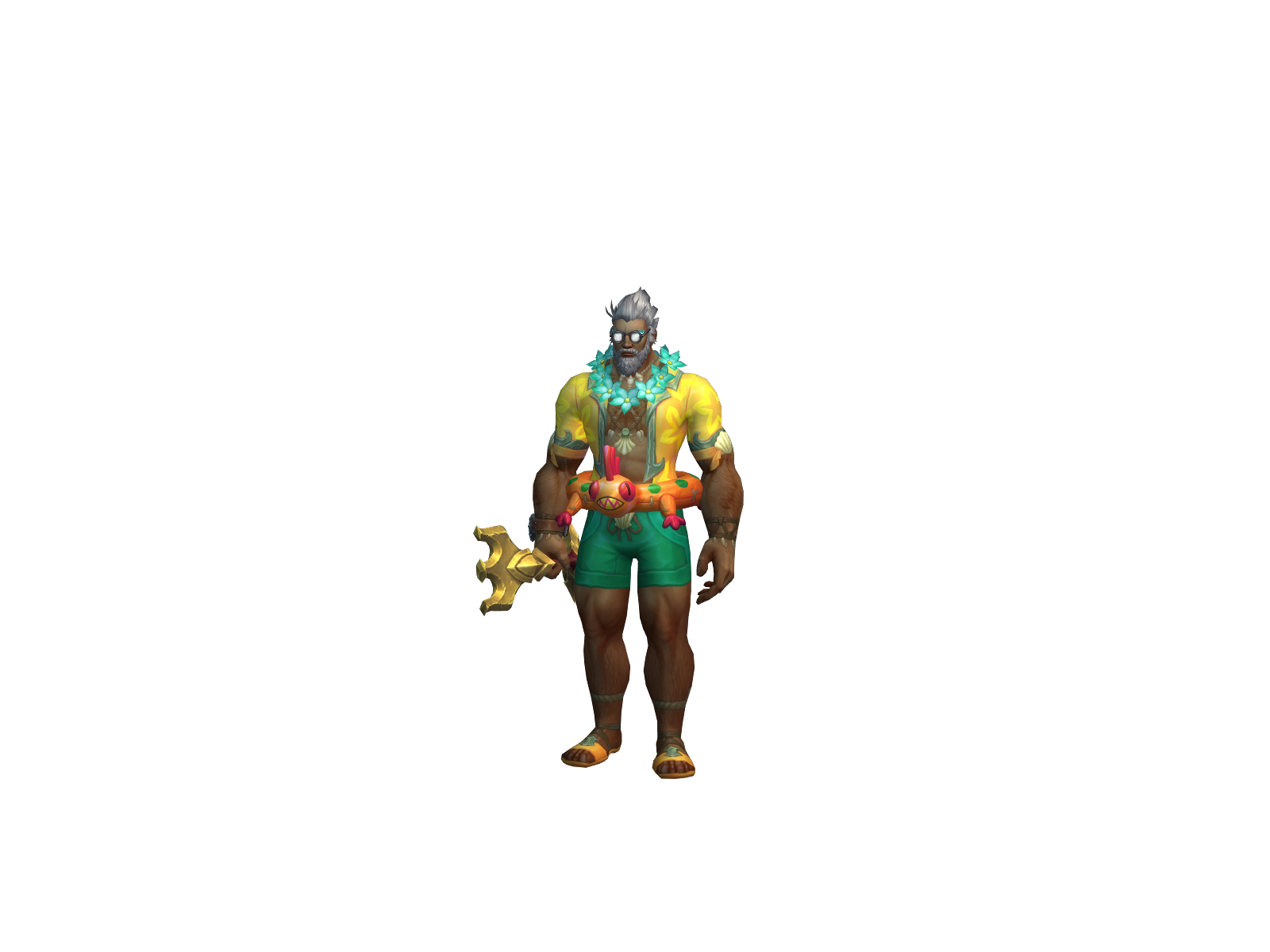 Areengeesus 3D character render