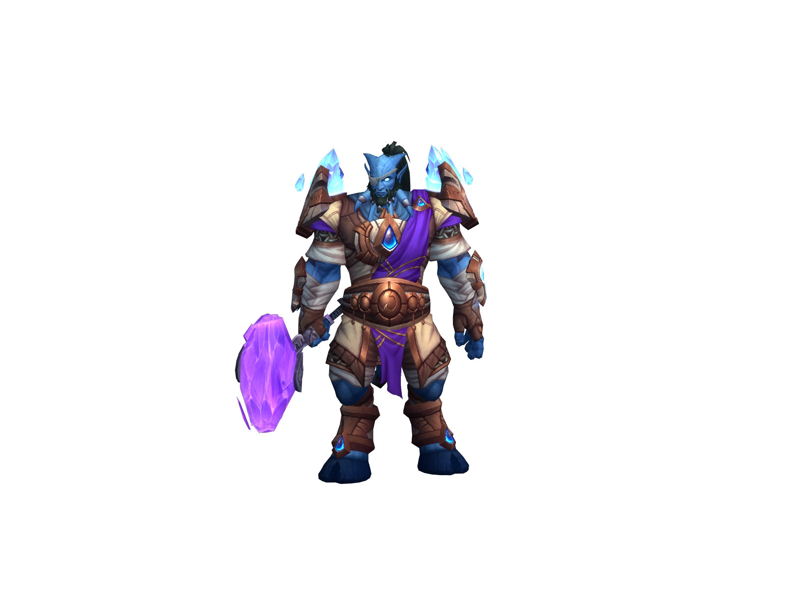 Automator 3D character render