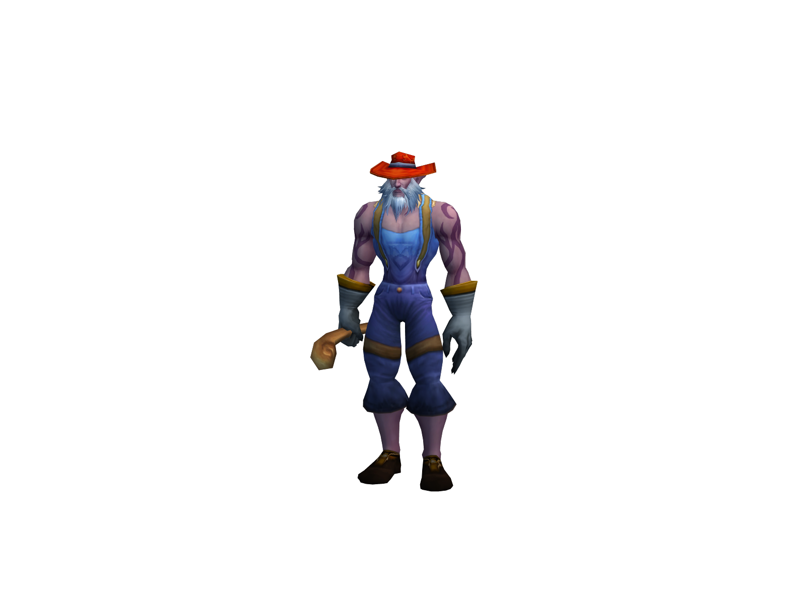 Papascorch 3D character render