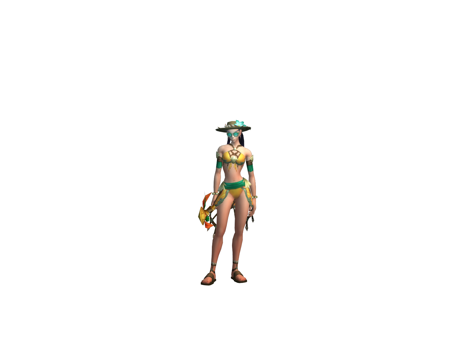Nodaix 3D character render