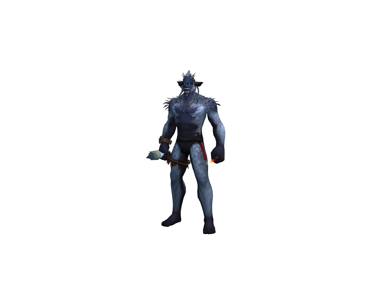 Zugfang 3D character render