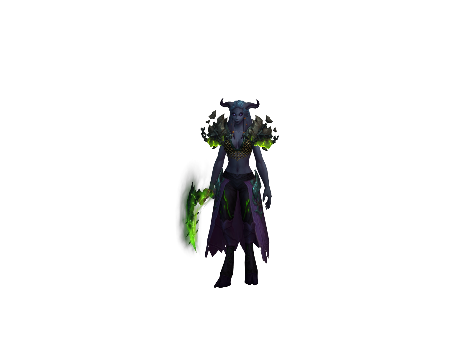 Blaurgh 3D character render