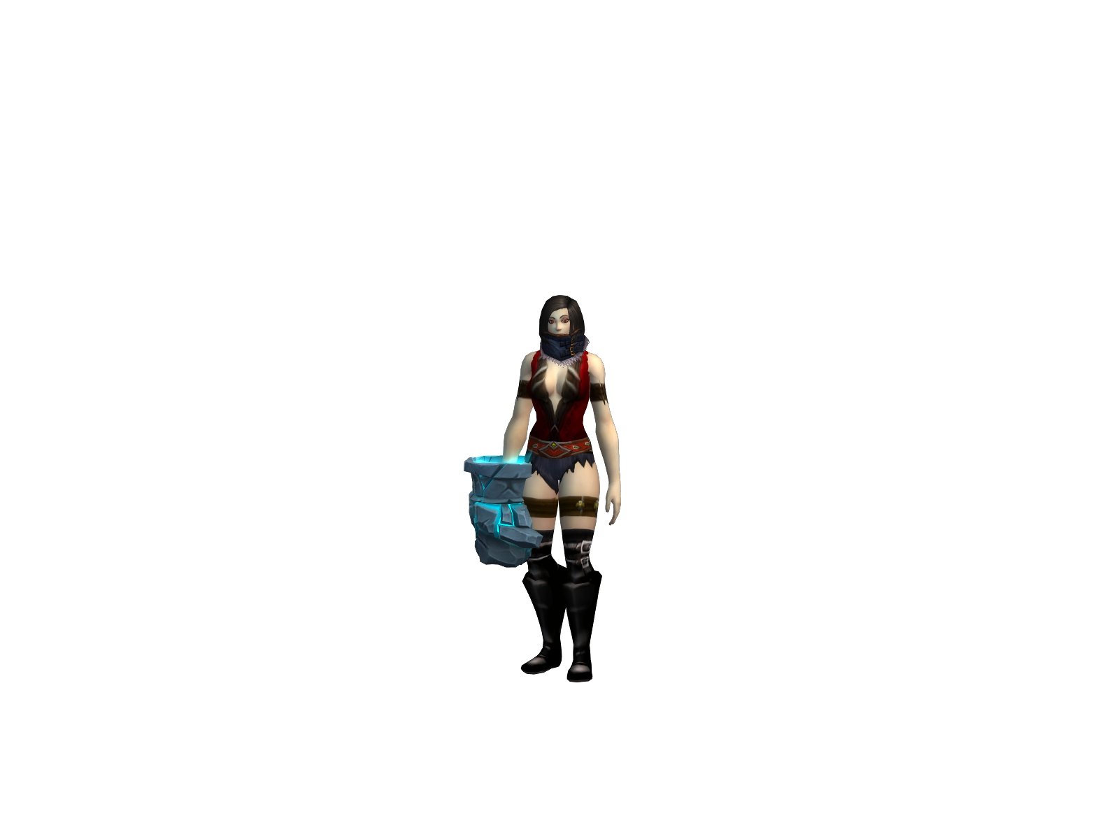 Kakigateway 3D character render