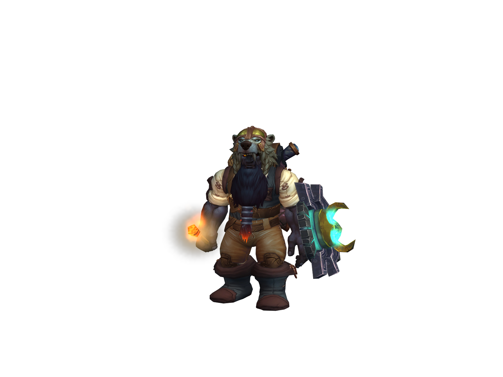 Grander 3D character render