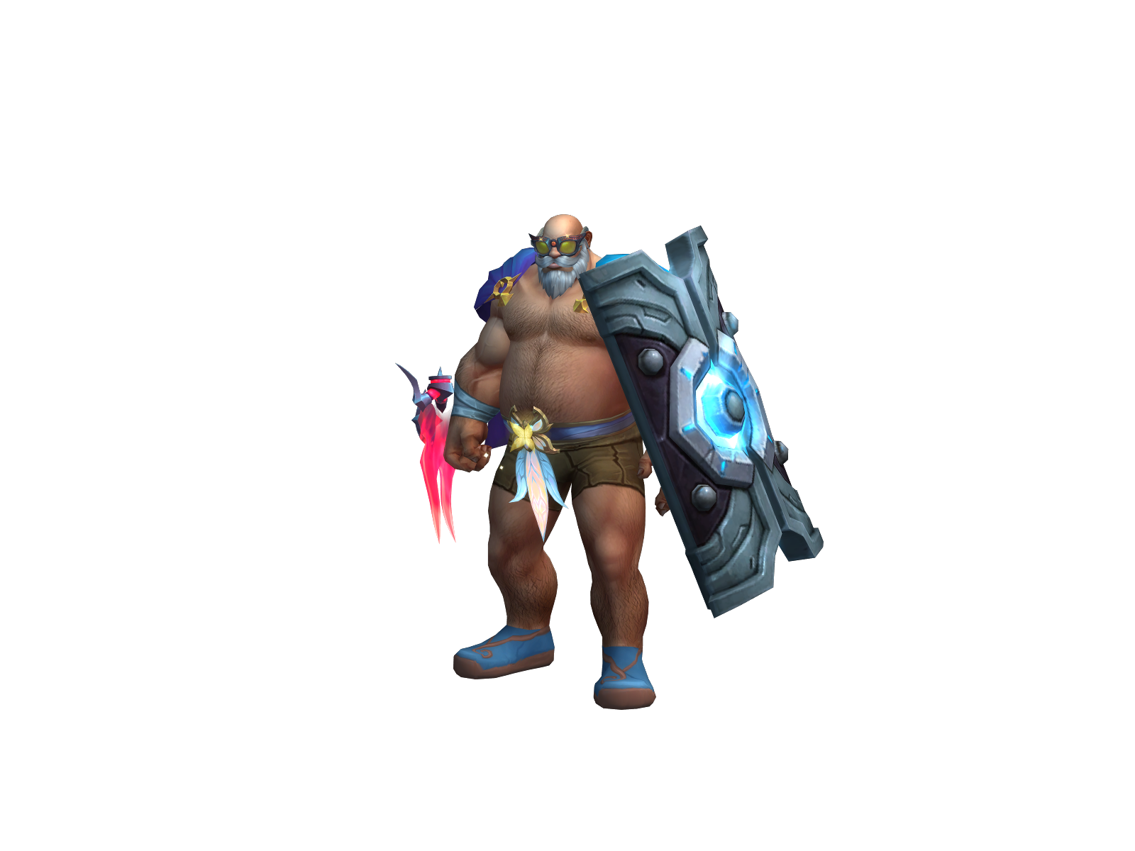 Saltwarden 3D character render