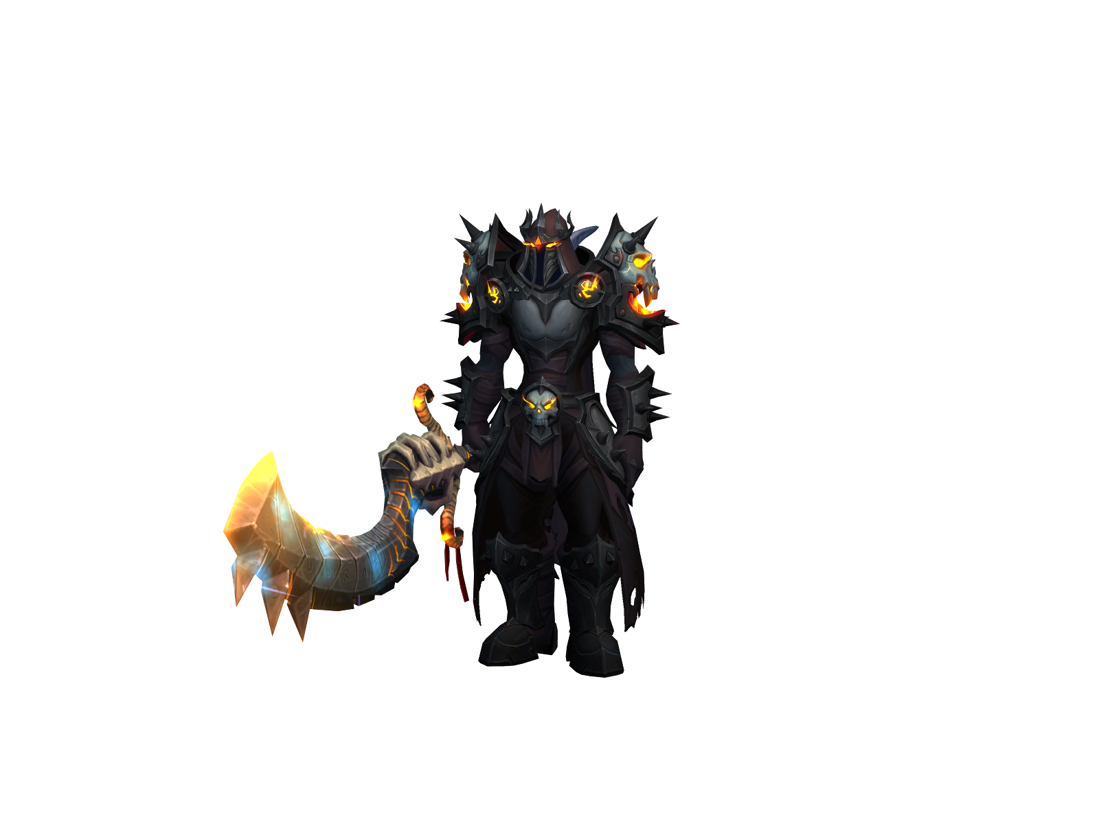 Mòrgoth 3D character render