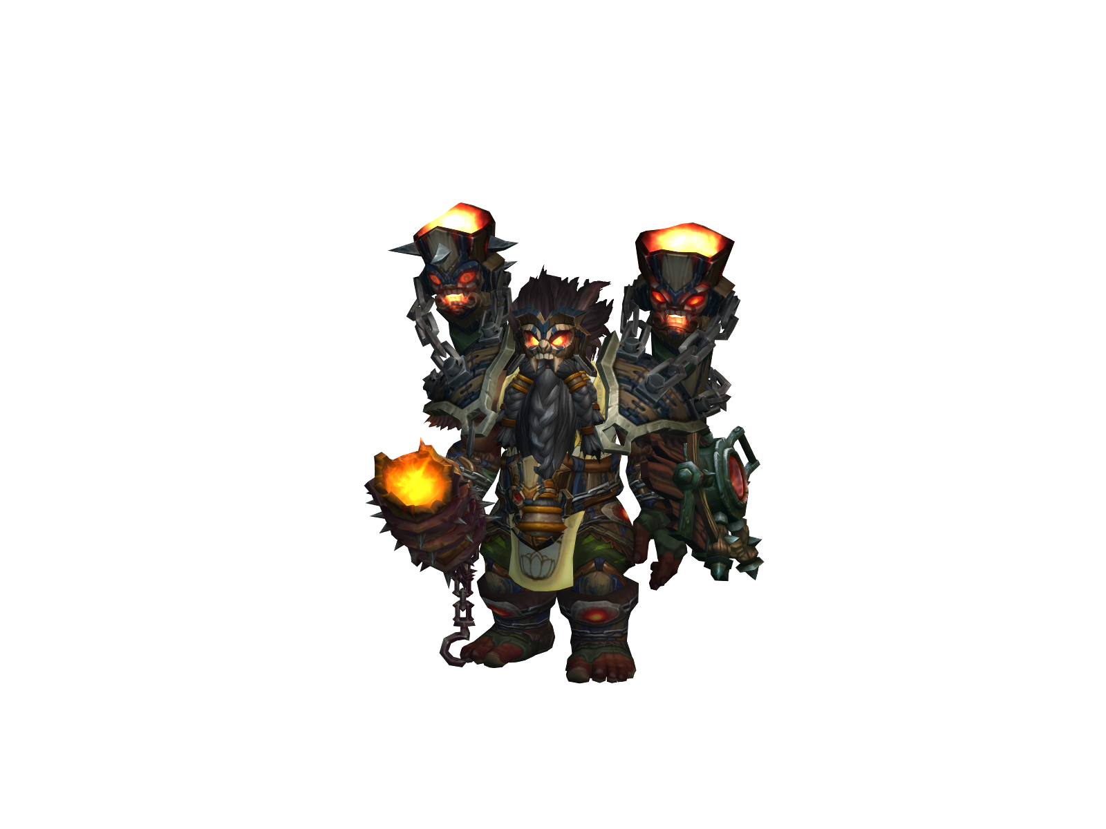 Rulf 3D character render