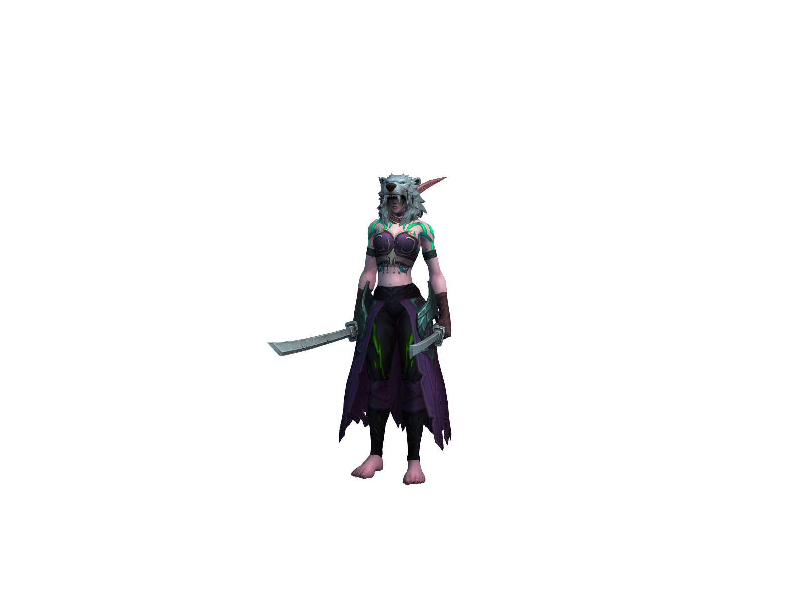 Tesstarosa 3D character render